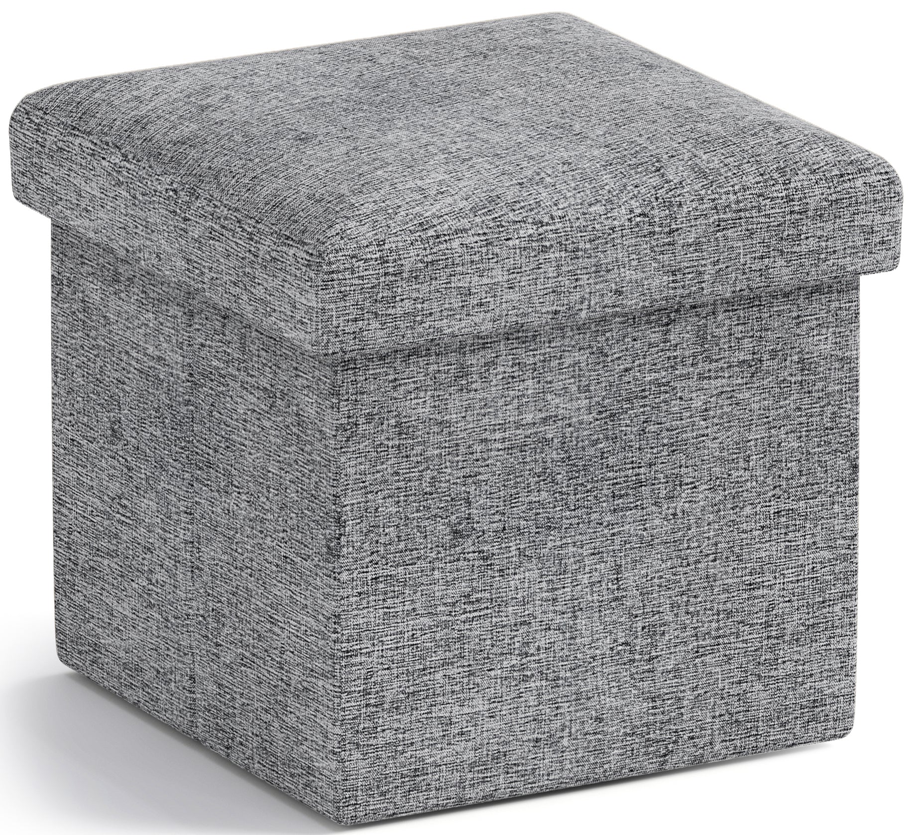 Ornavo Home Foldable Small Storage Ottoman - 12 x 12 x 12