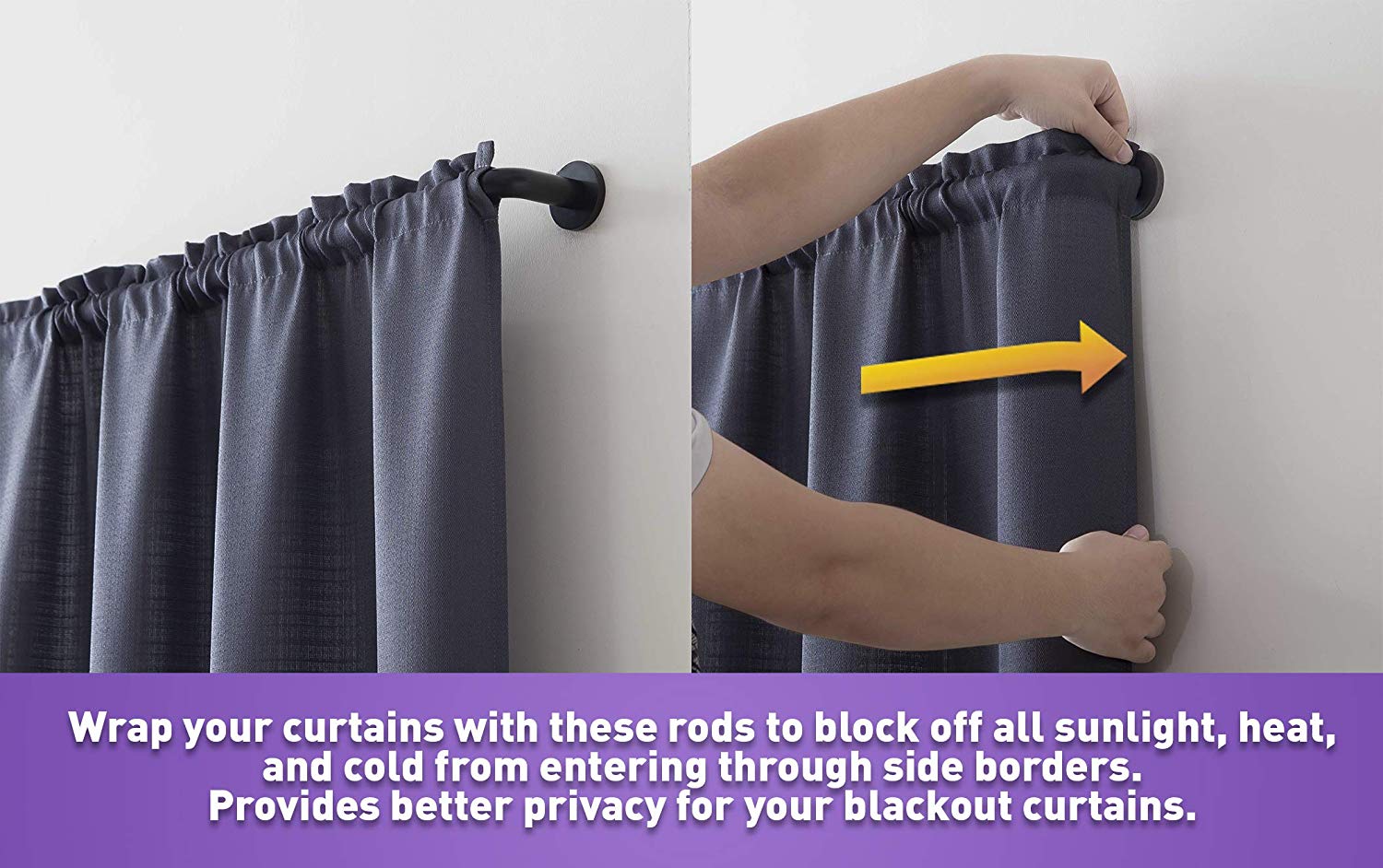 Wrap Around Curtain Rod