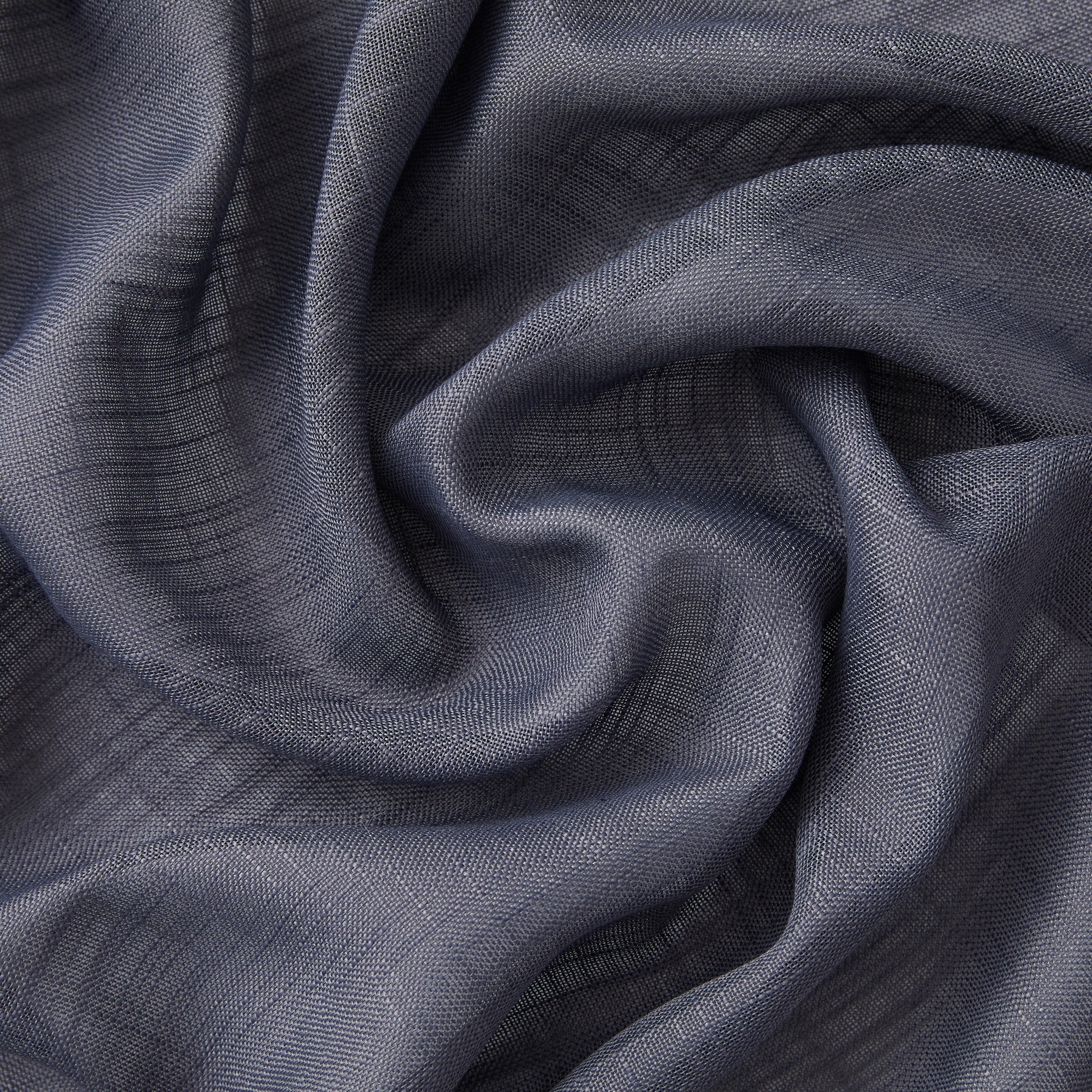 Privacy Faux Linen Textured Semi Sheer Curtain Panels