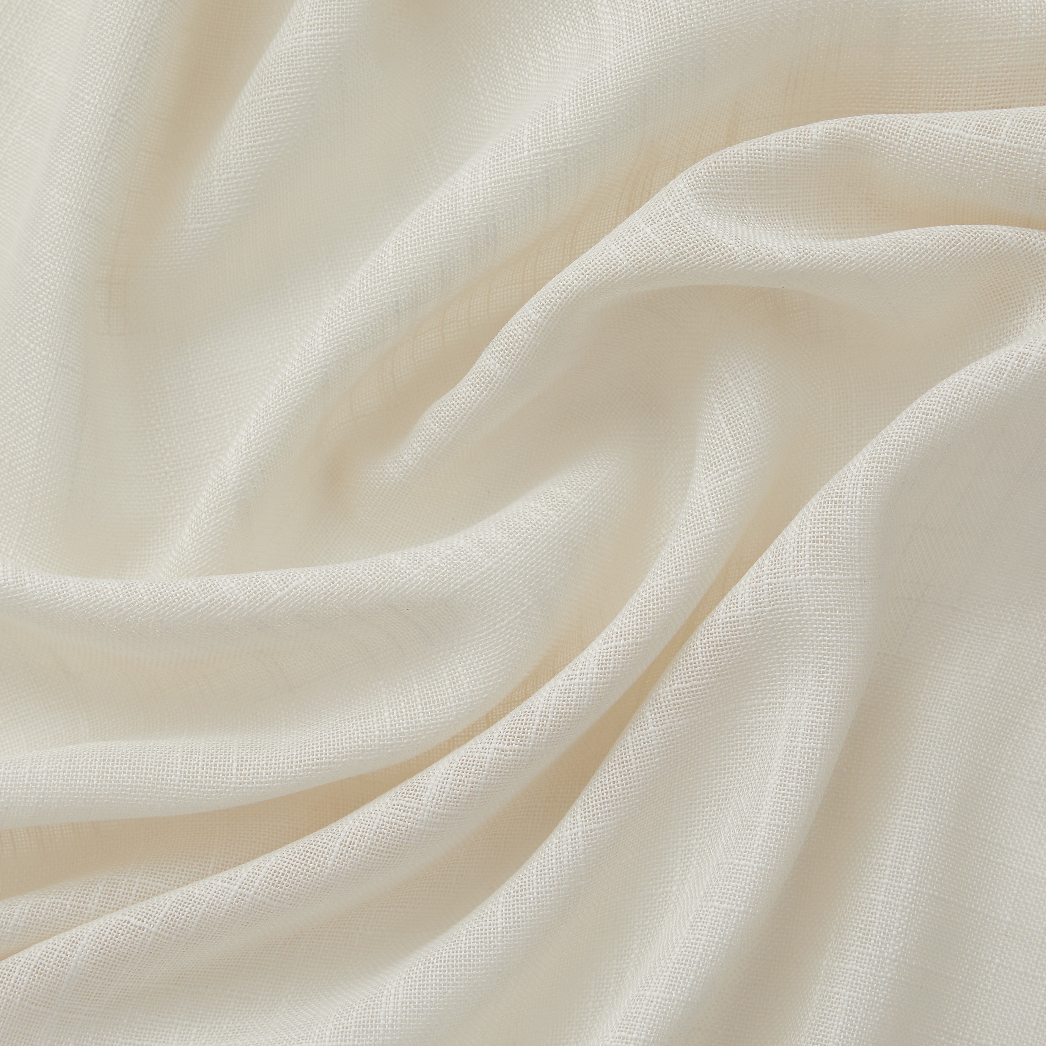 Abbey Faux Linen Grommet Cafe Tiers