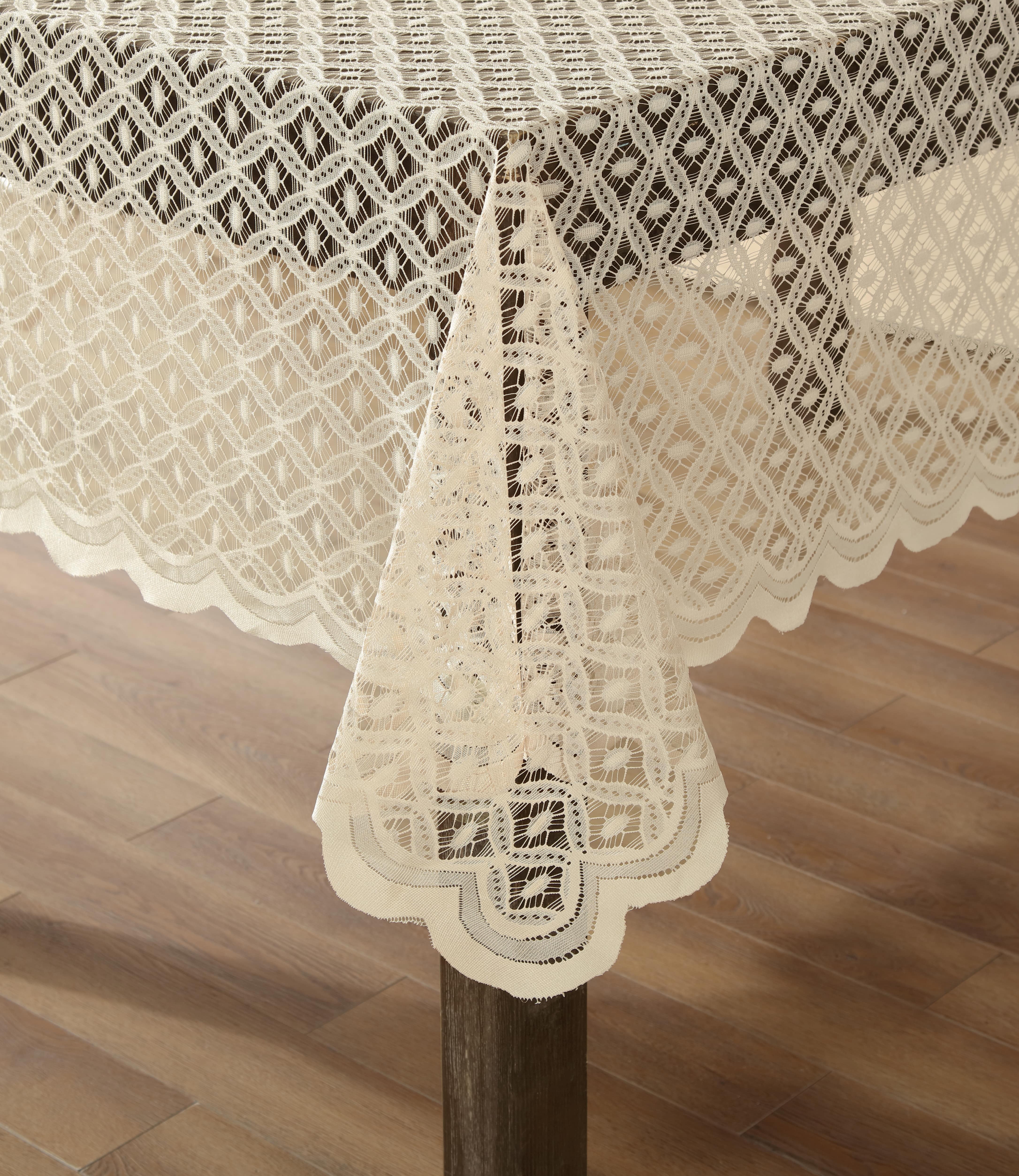 Alona Lace Fabric Tablecloth