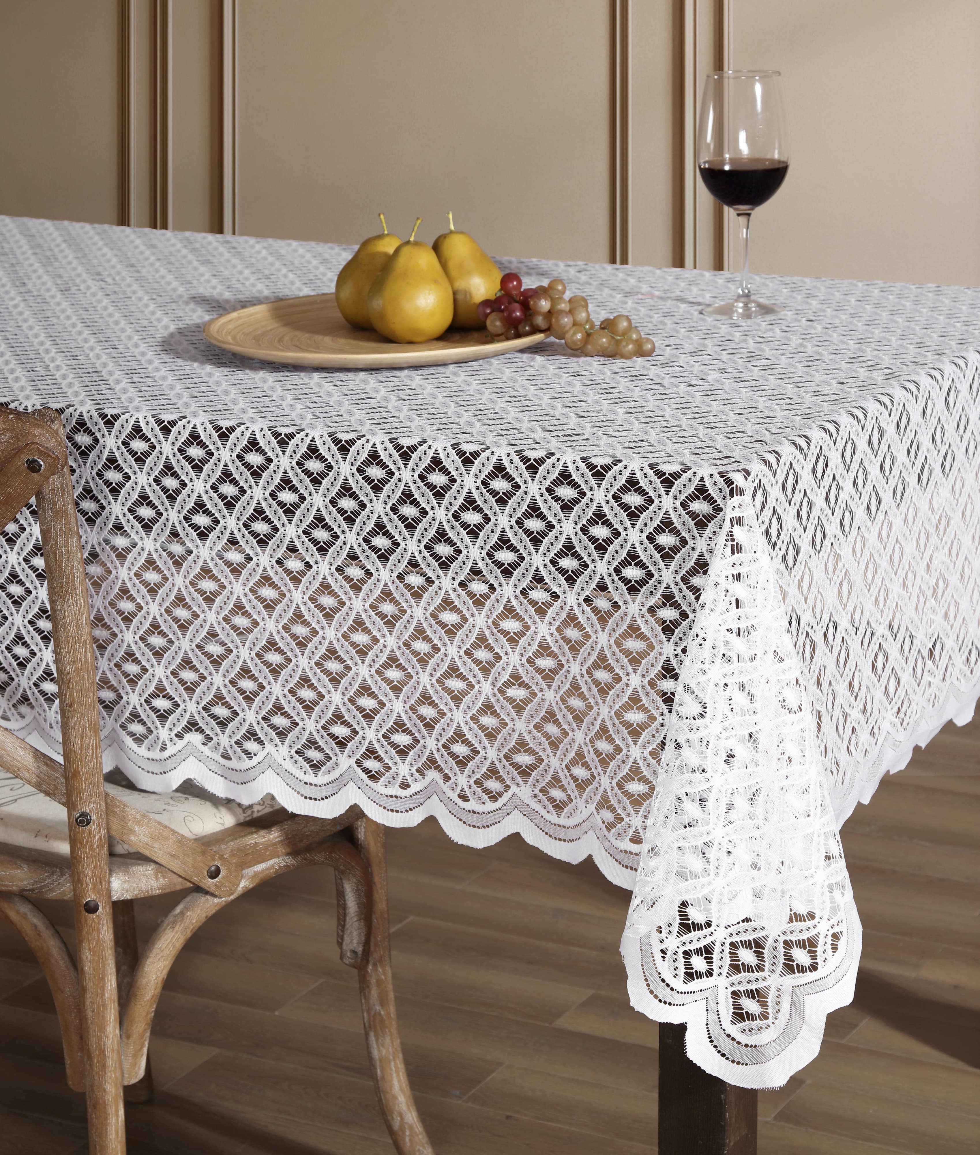 Alona Lace Fabric Tablecloth