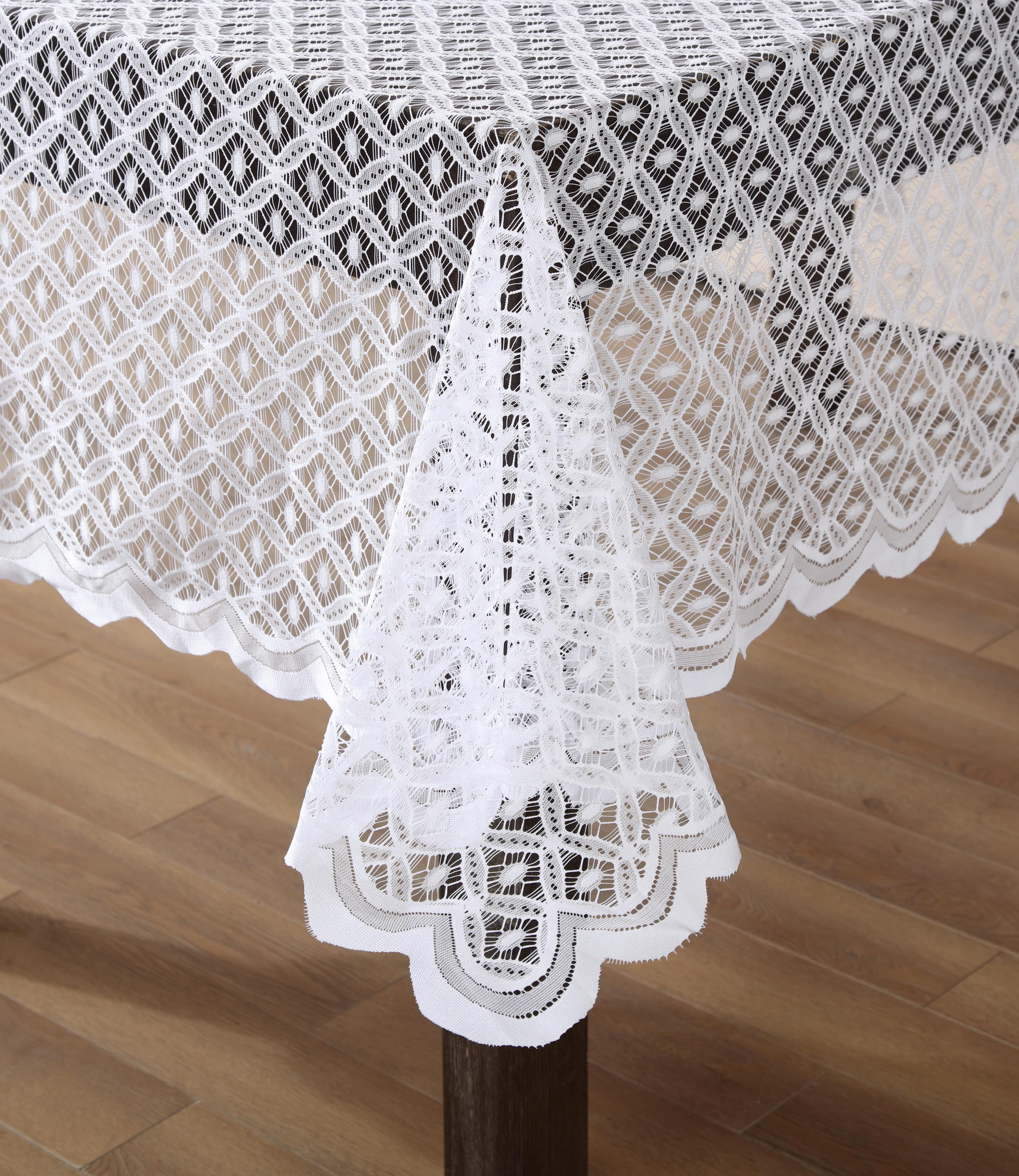 Alona Lace Fabric Tablecloth