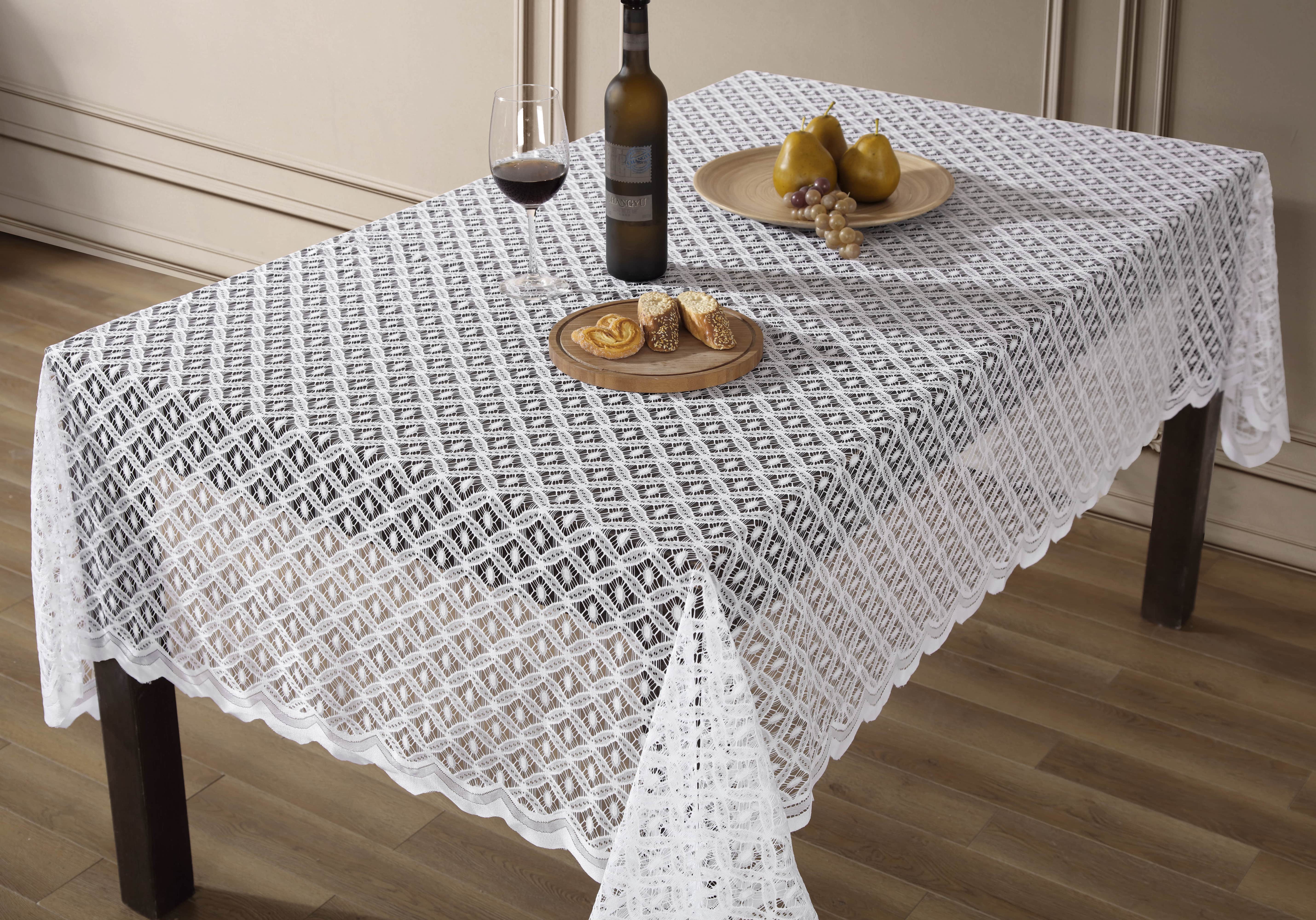 Alona Lace Fabric Tablecloth