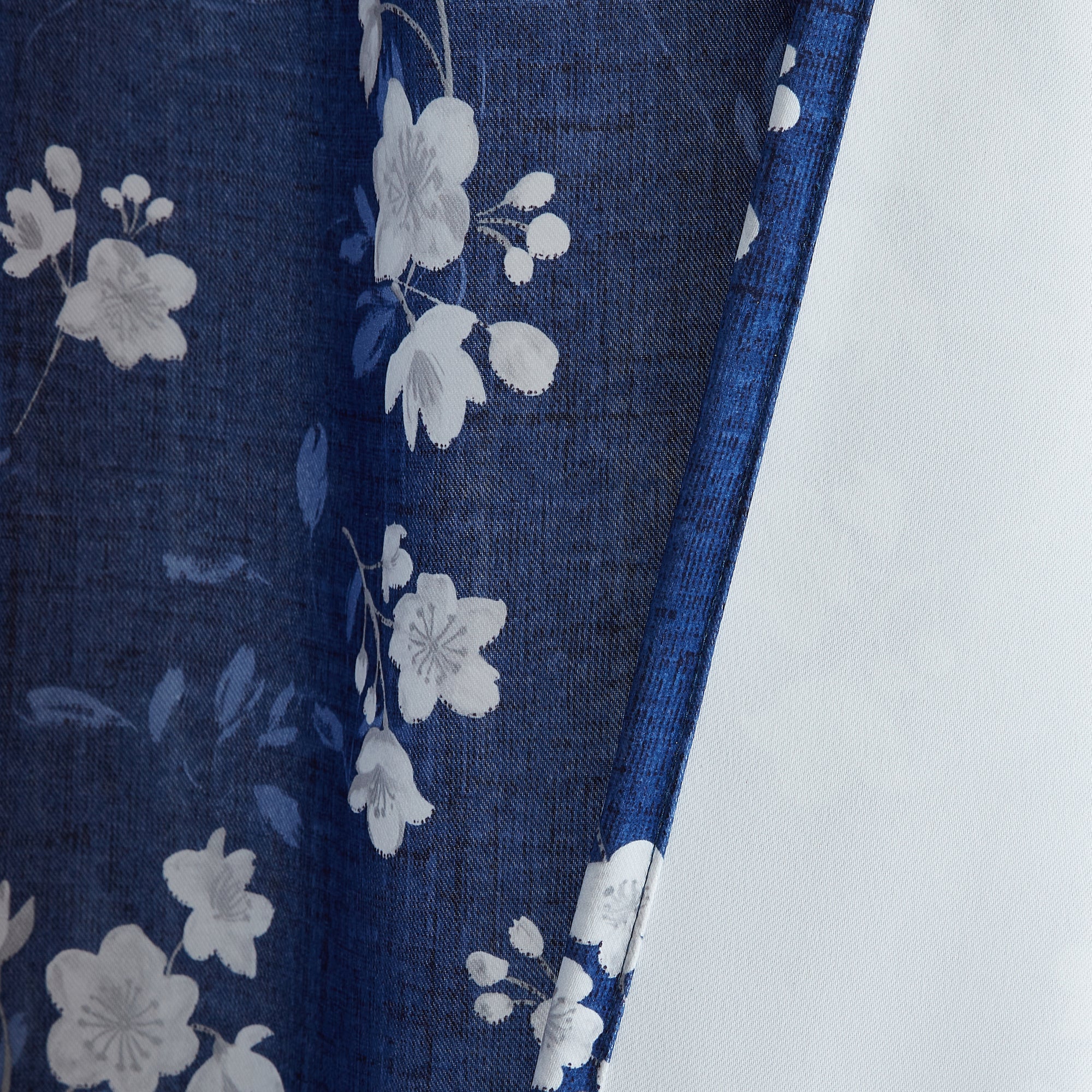 Ashley Floral Room Darkening Rod Pocket Curtain Panels