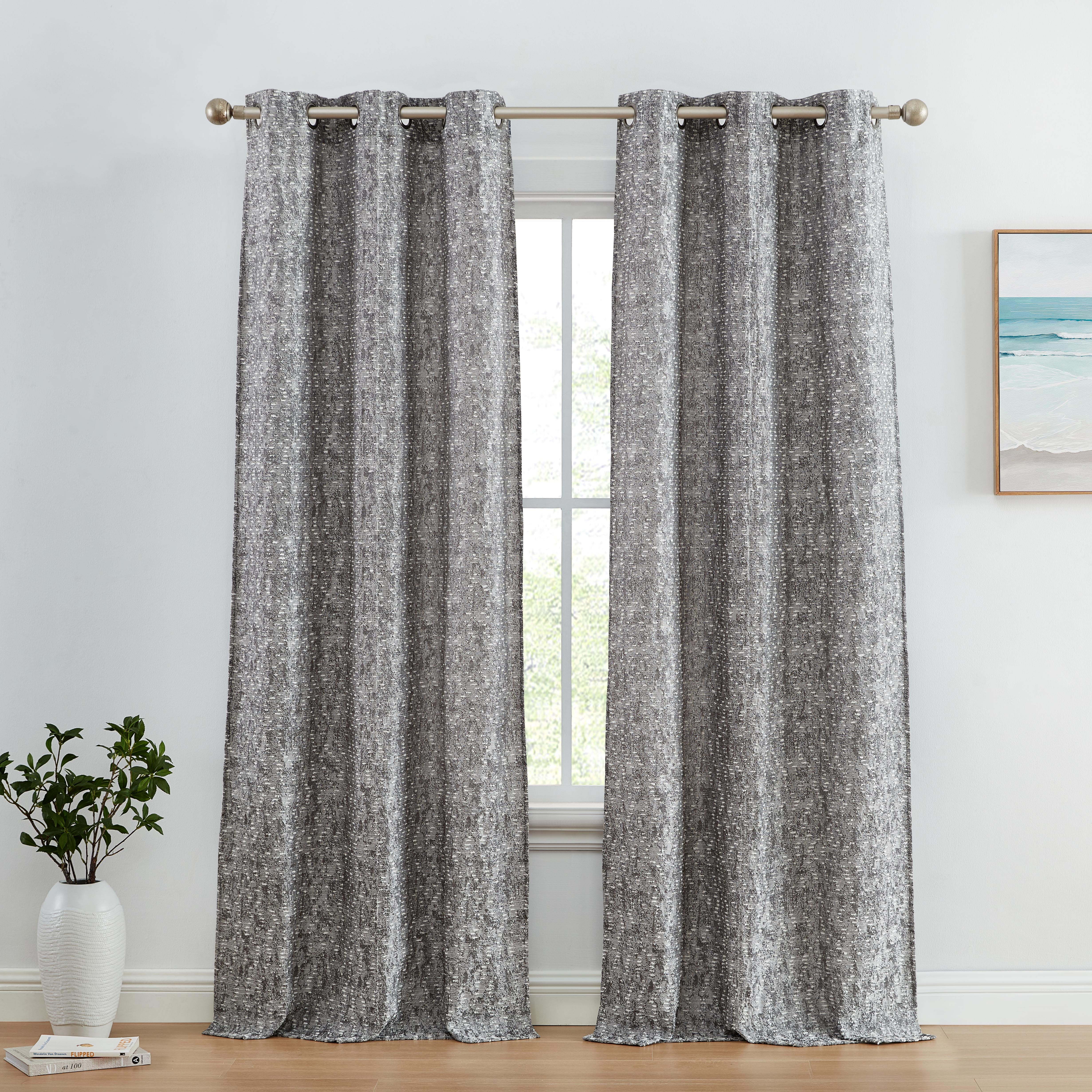 Avalon Jacquard Curtain Panels