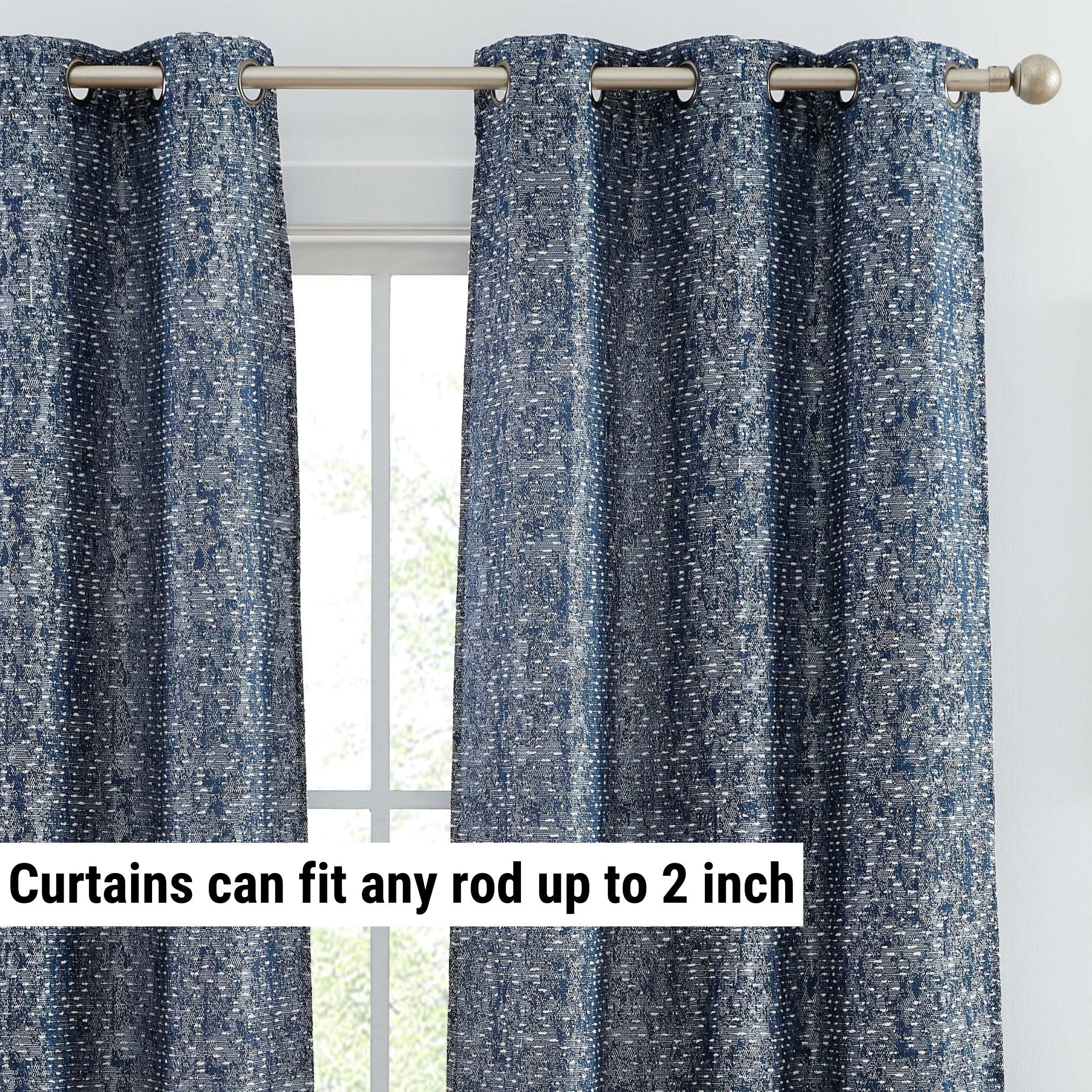 Avalon Jacquard Curtain Panels