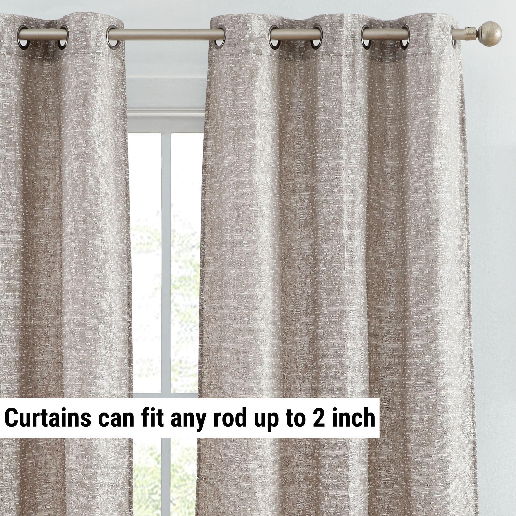 Avalon Jacquard Curtain Panels
