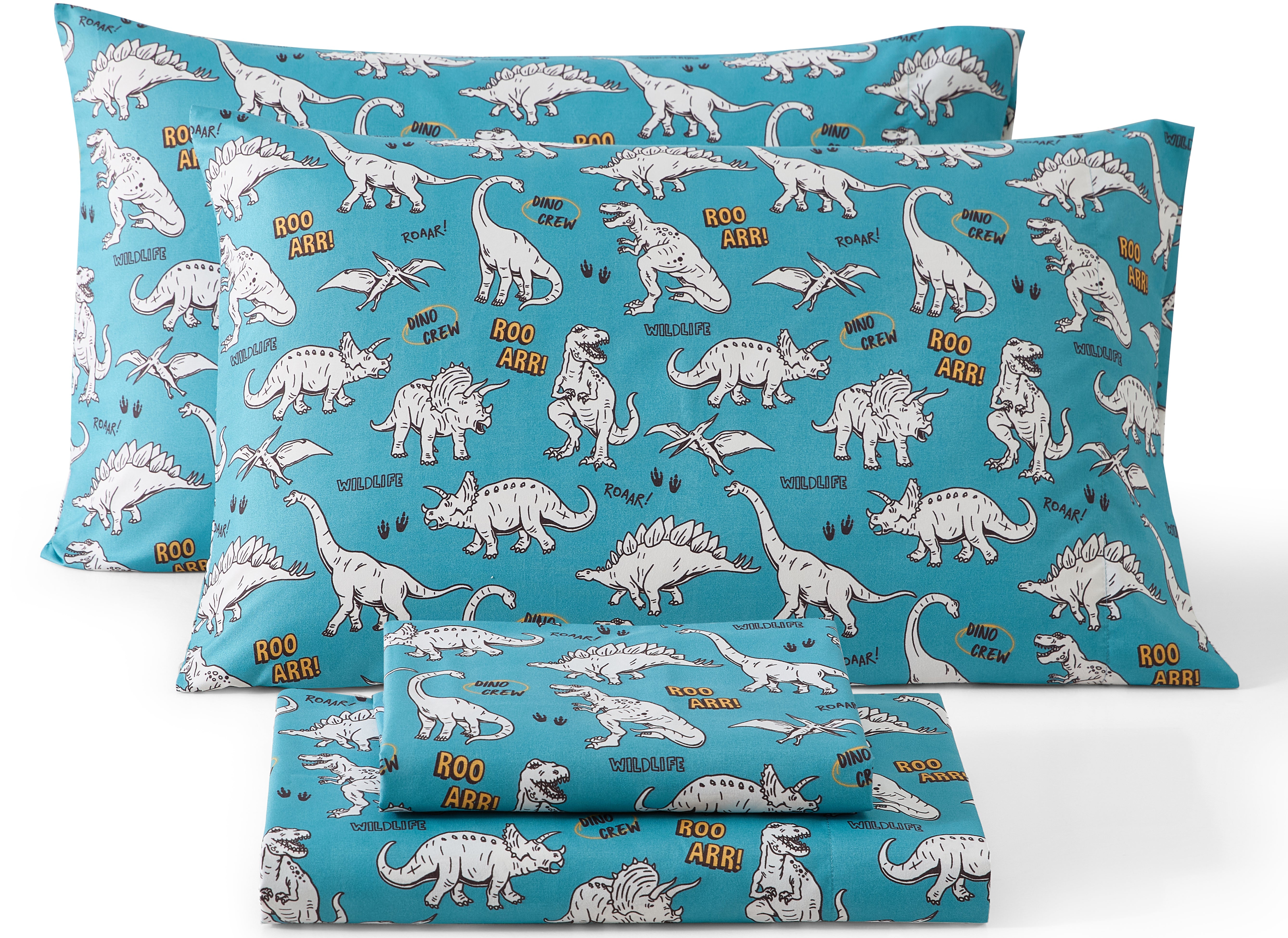 Dinosaur Kids Boys Bed Sheets