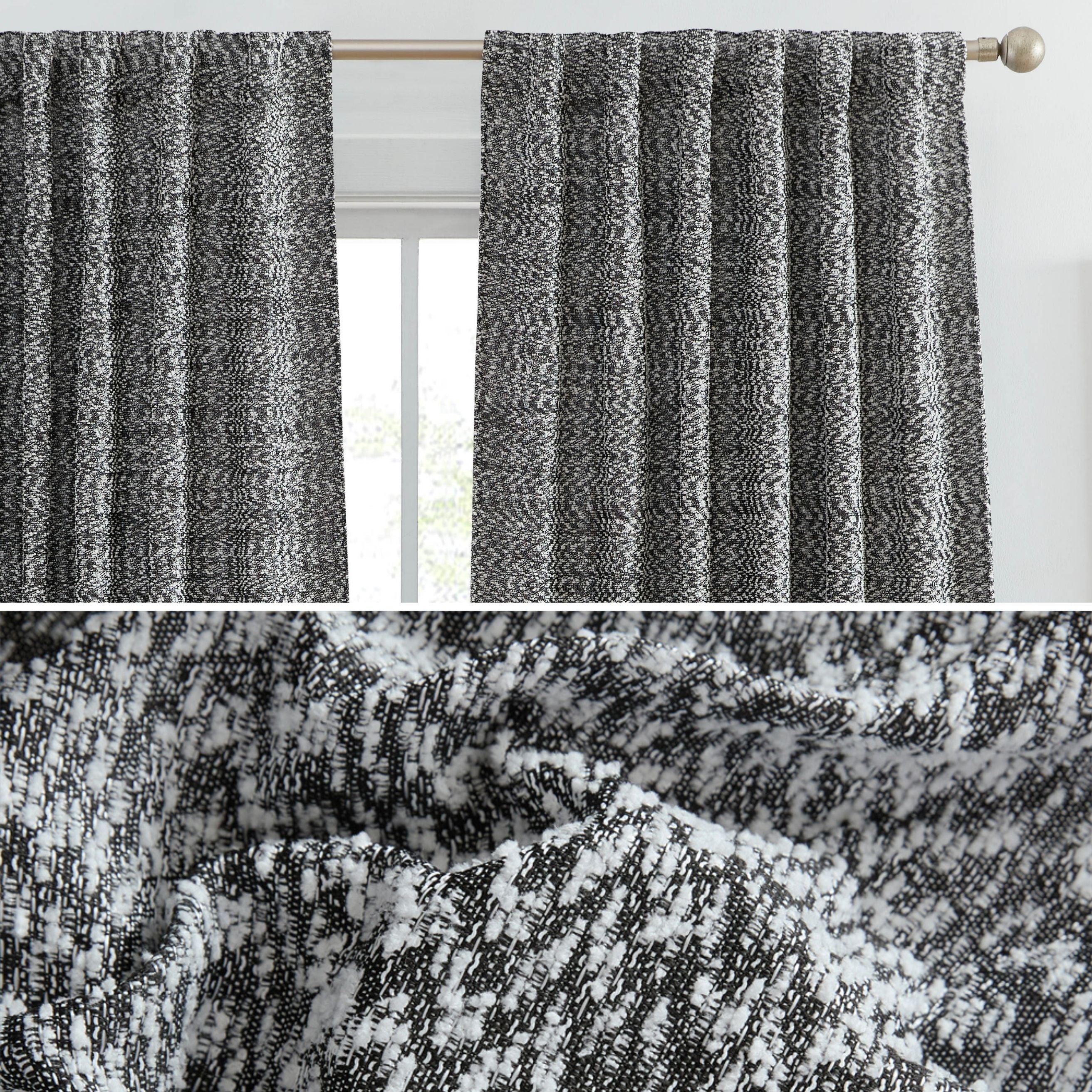 Easton Jacquard Curtain Panels