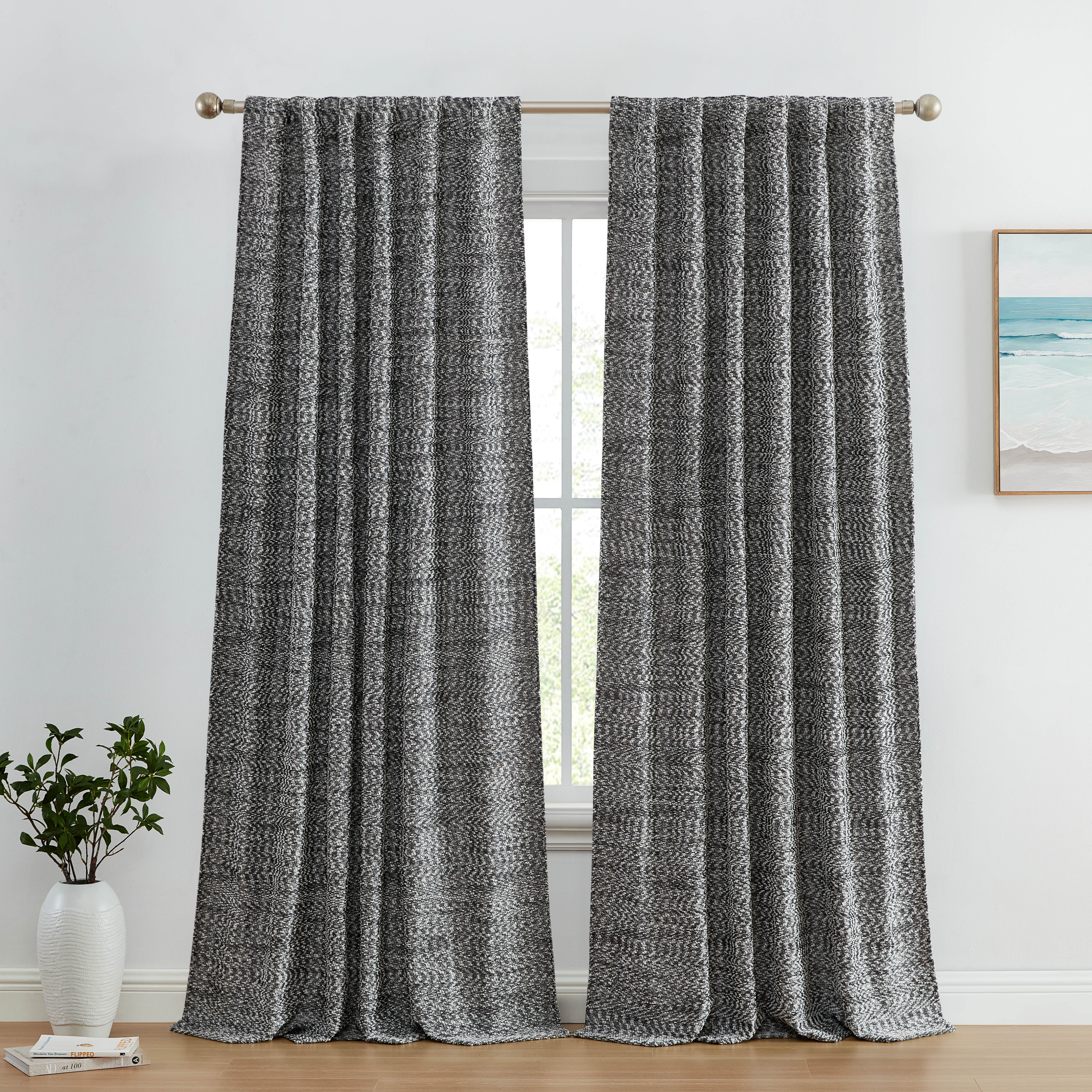 Easton Jacquard Curtain Panels