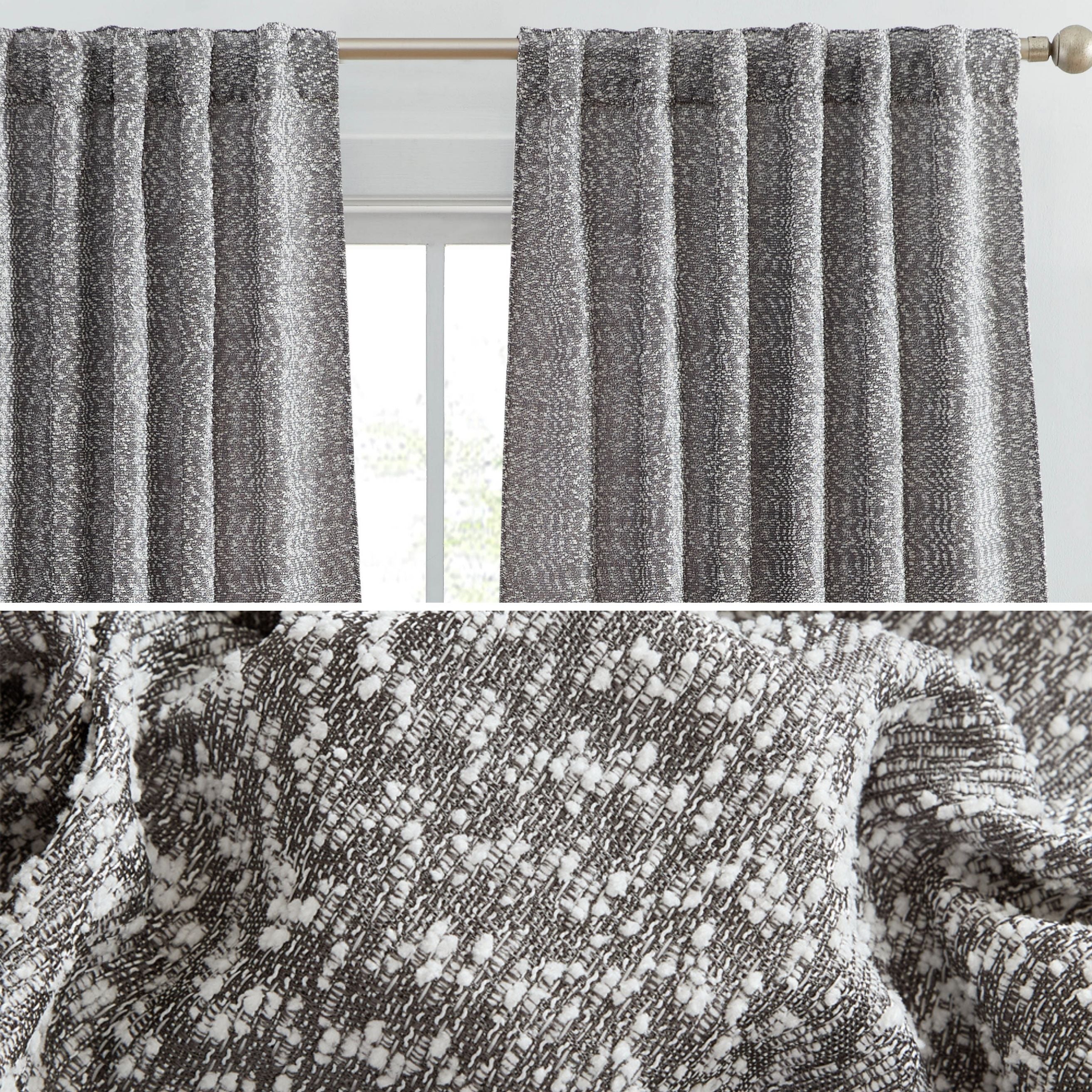 Easton Jacquard Curtain Panels