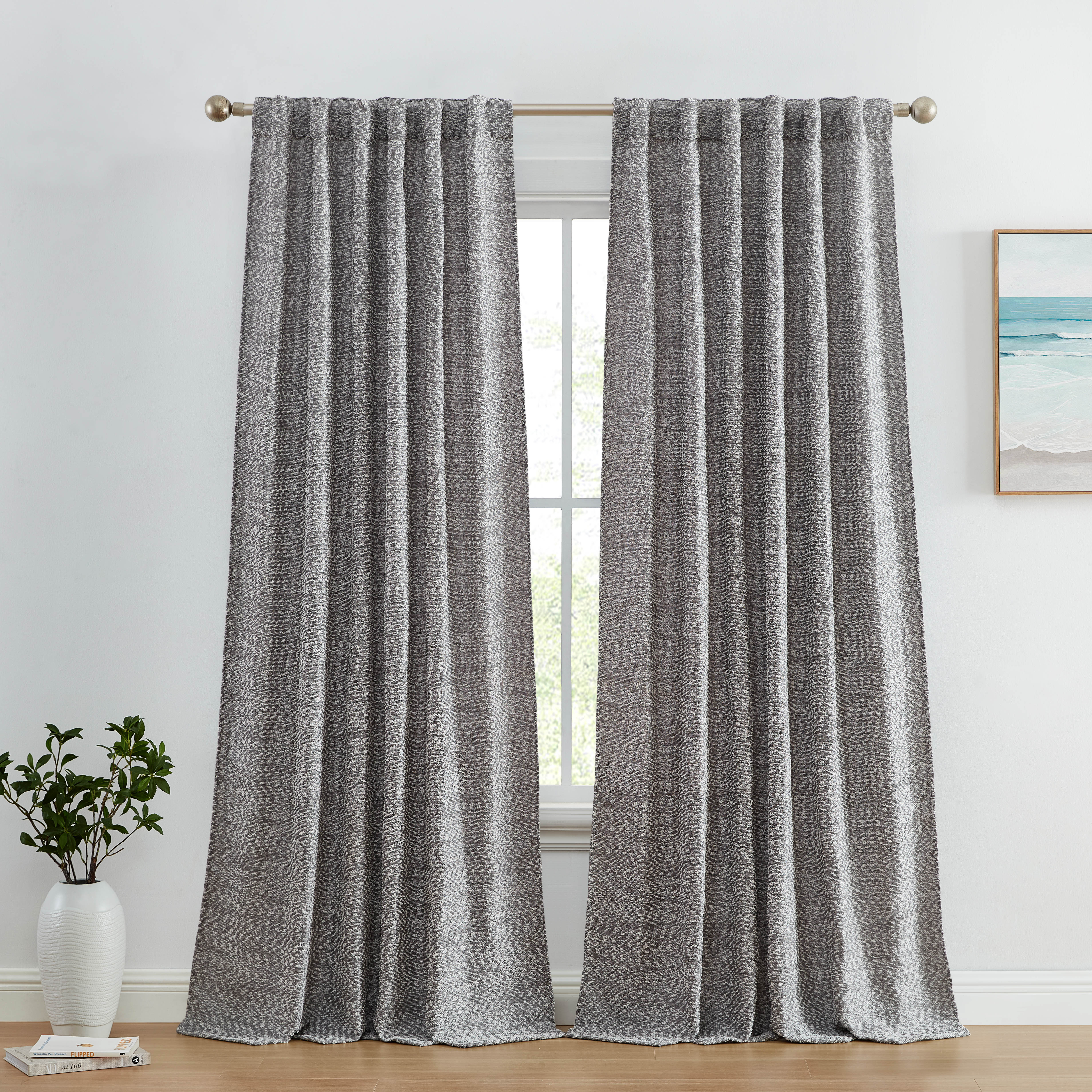 Easton Jacquard Curtain Panels