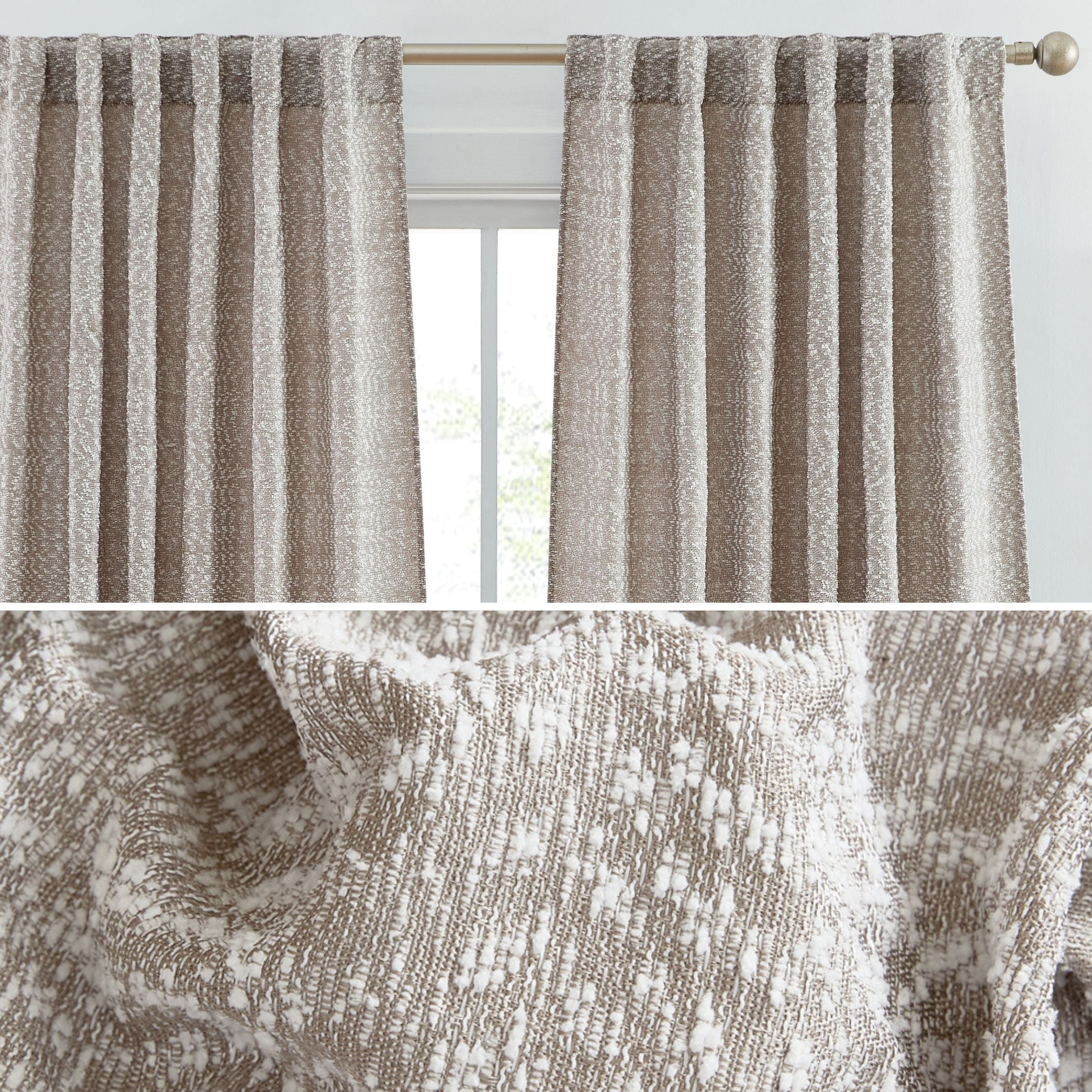 Easton Jacquard Curtain Panels