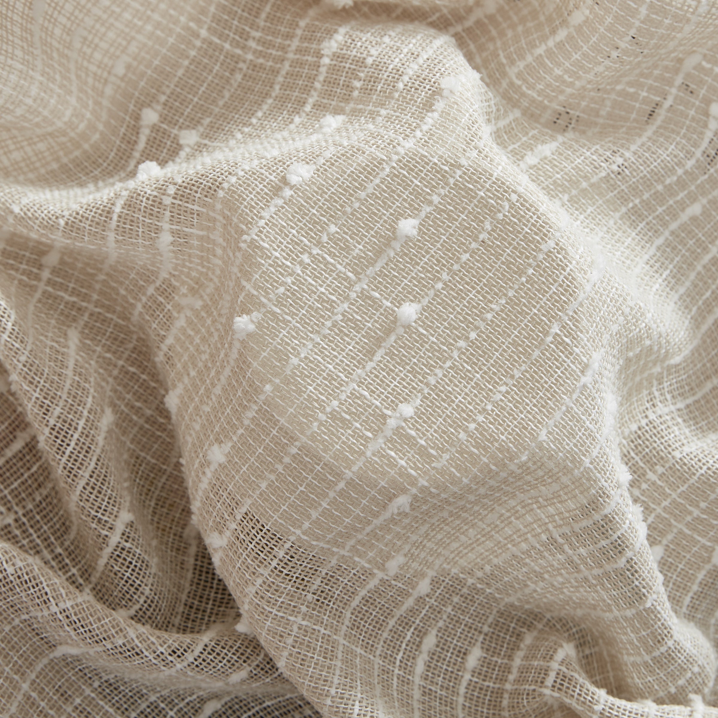 Emily Faux Linen Grommet Curtains