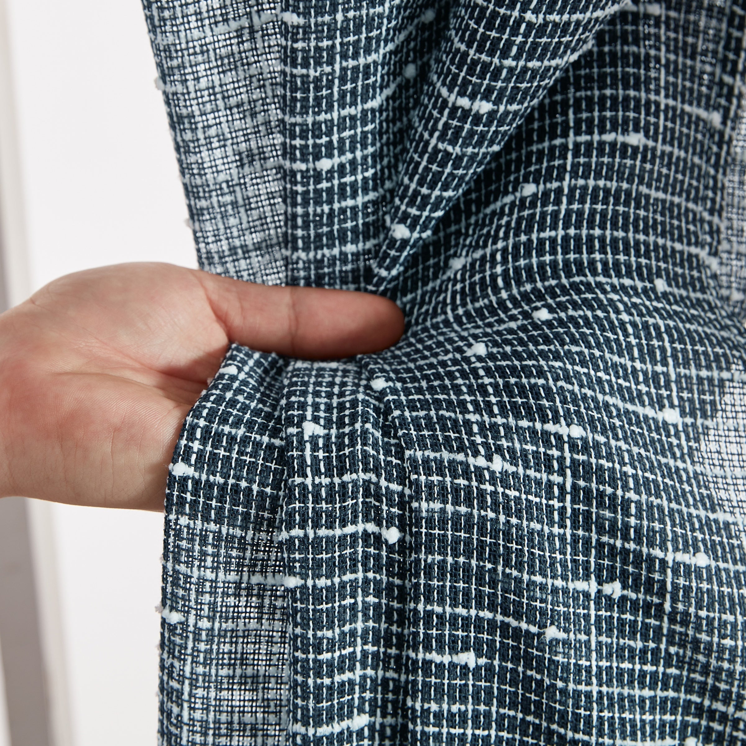 Emily Faux Linen Grommet Curtains