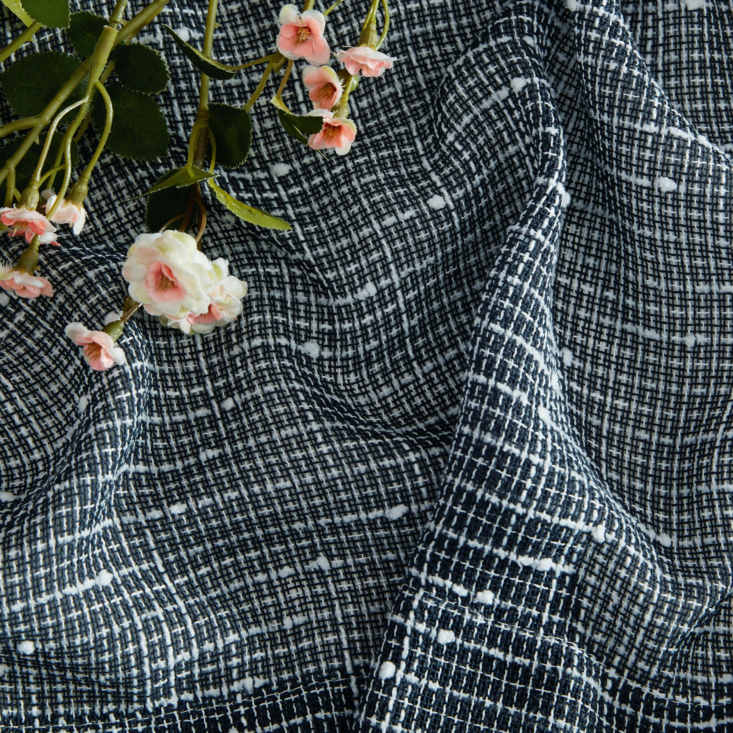 Emily Faux Linen Grommet Curtains