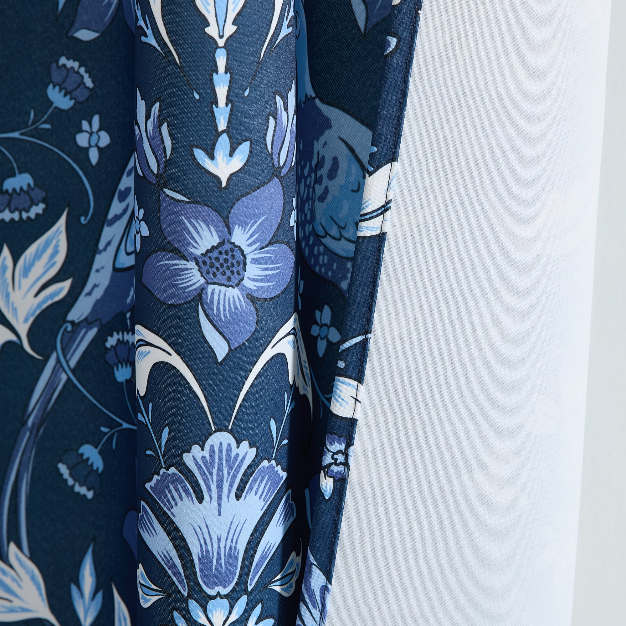 Florence Floral & Birds Curtains - Set of 2