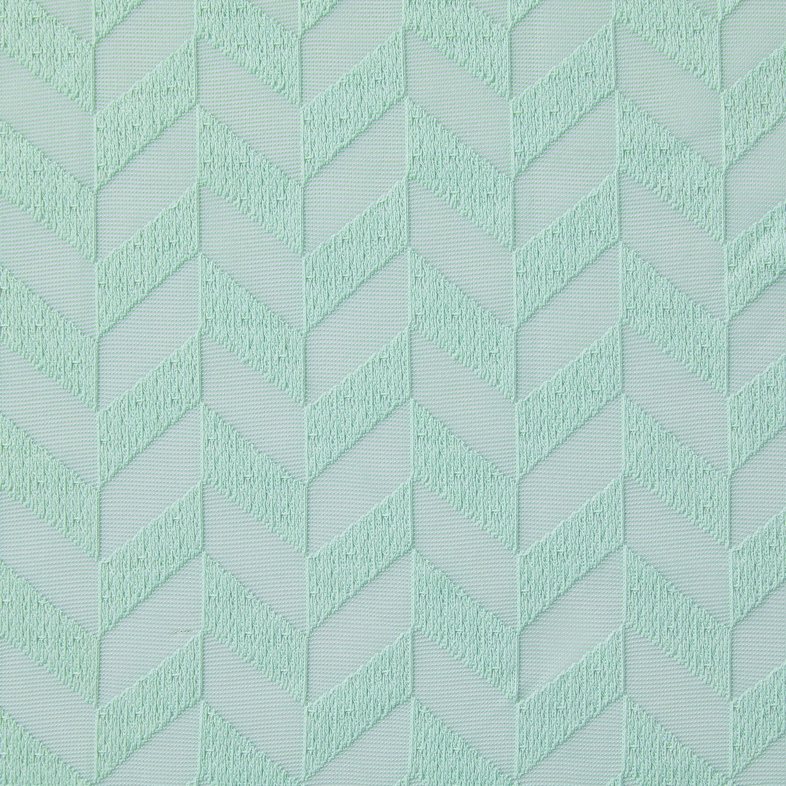 Herringbone Lace Sheer Rod Pocket Cafe Swag Curtains