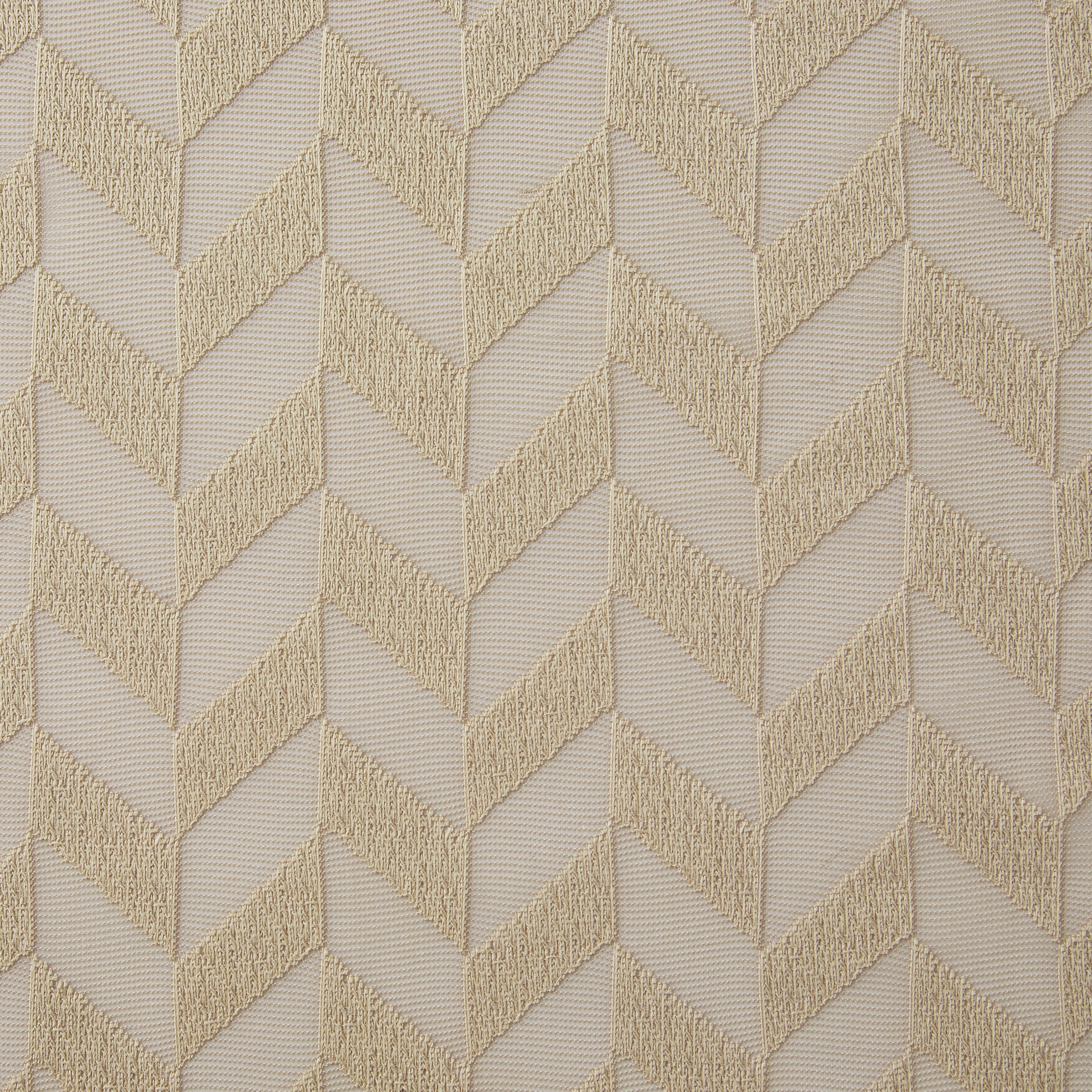 Herringbone Lace Sheer Rod Pocket Cafe Swag Curtains