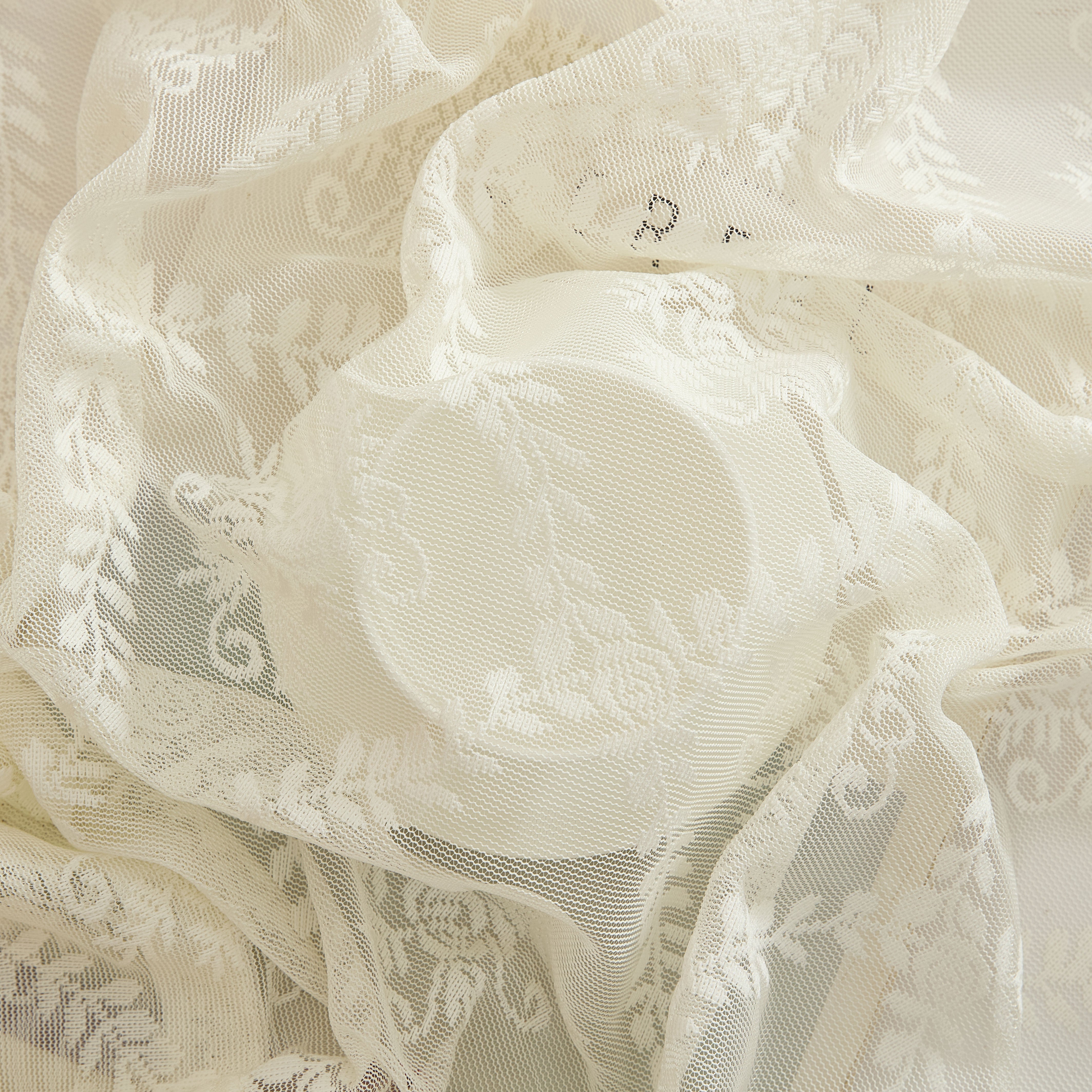 Isabella Floral Rod Pocket Lace Tiers