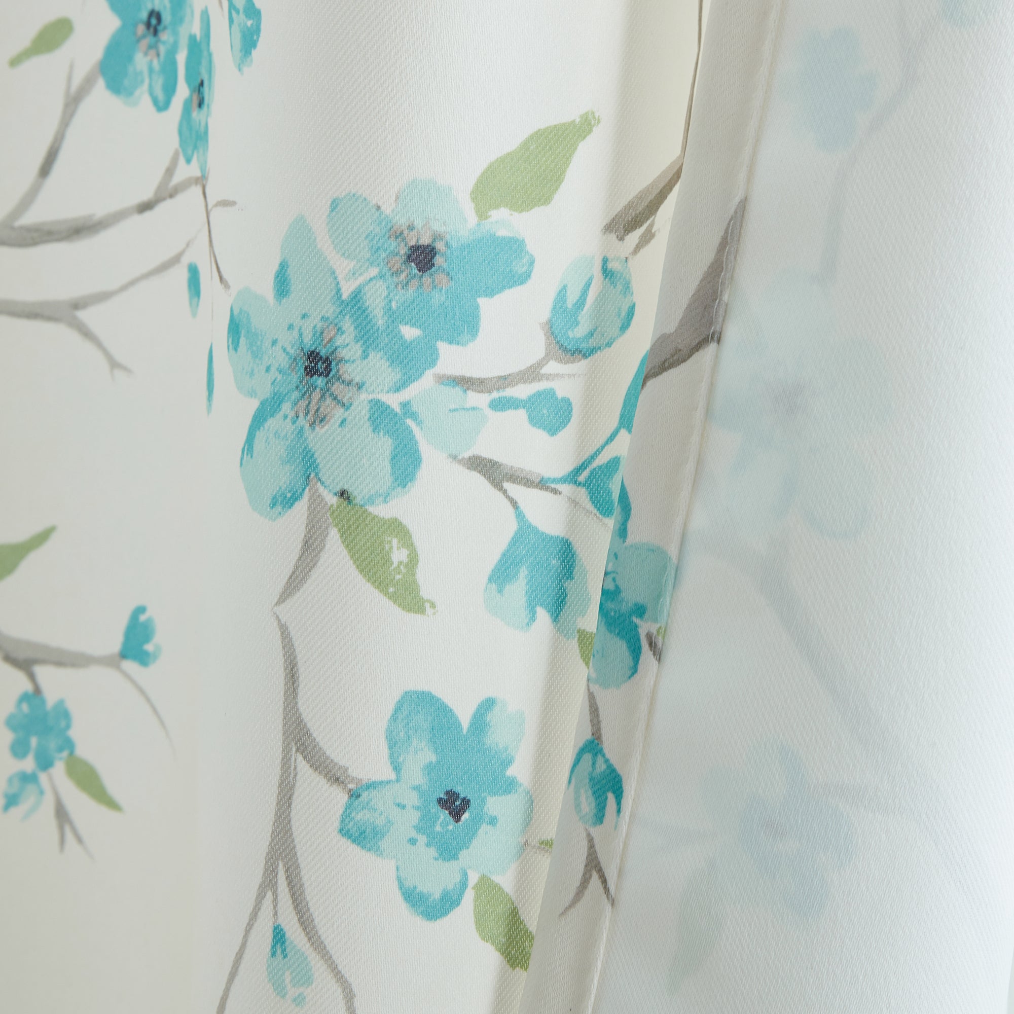 Jasmine Floral Room Darkening Rod Pocket Curtain Panels