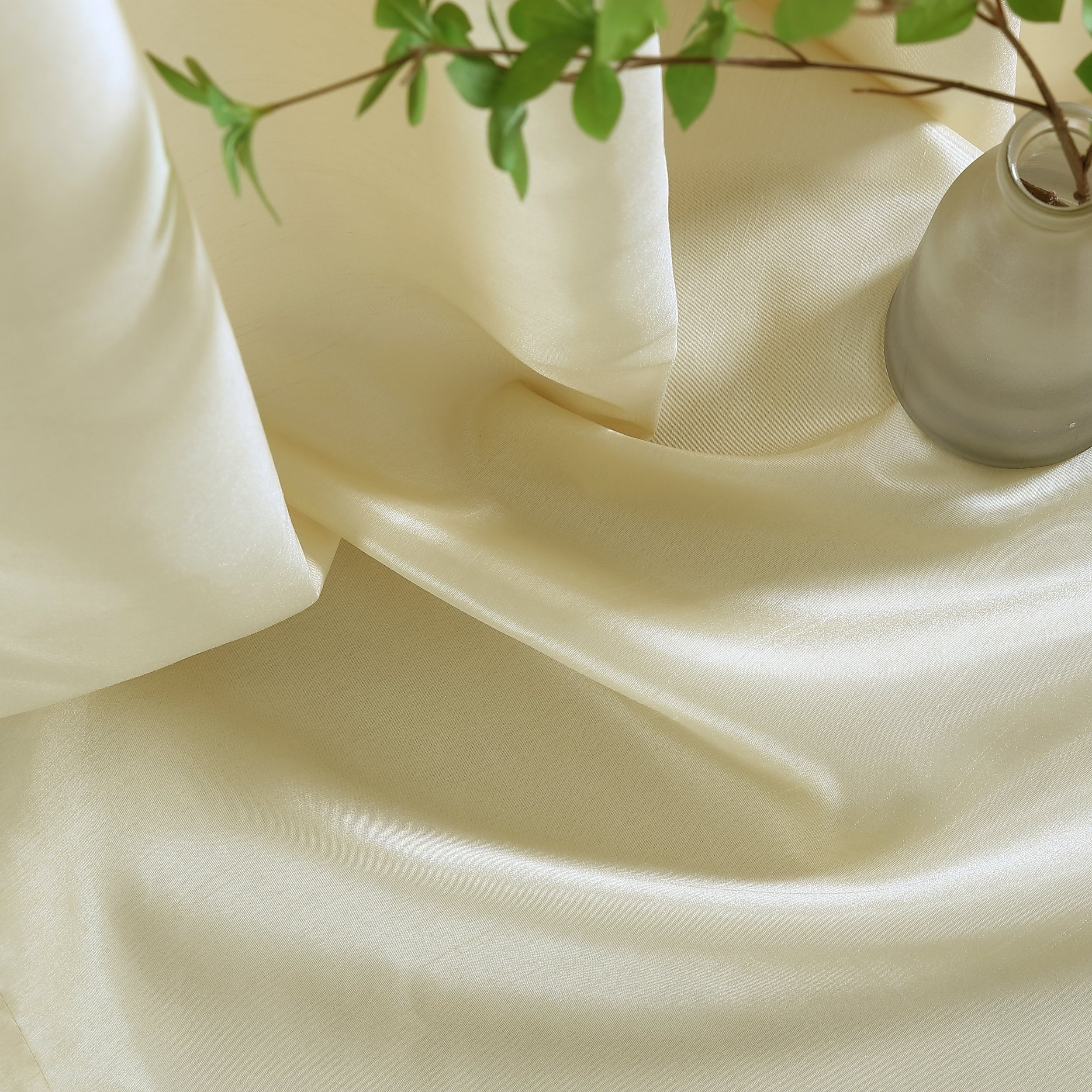 Jefferson Faux Silk Grommet Curtain Panels