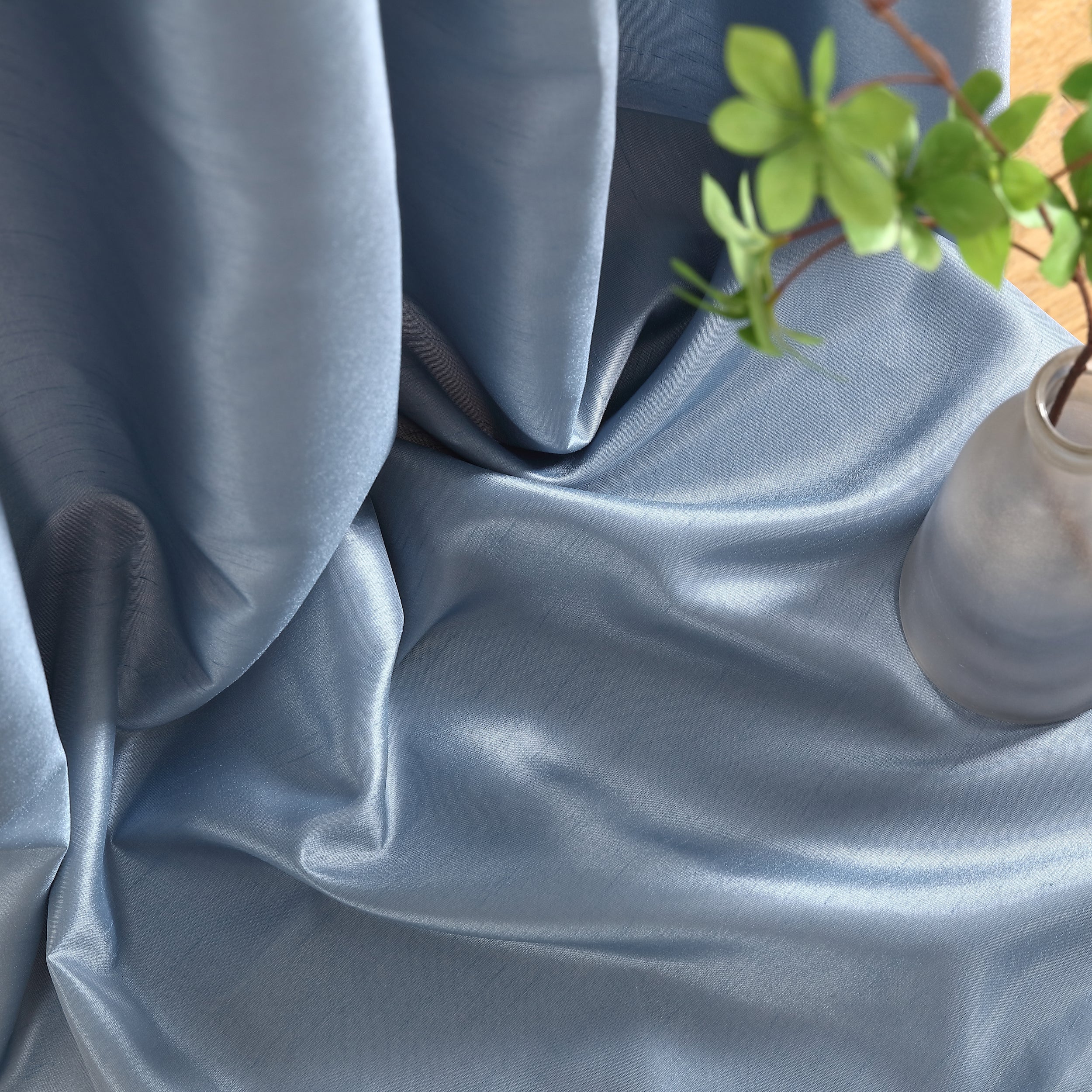 Jefferson Faux Silk Grommet Curtain Panels