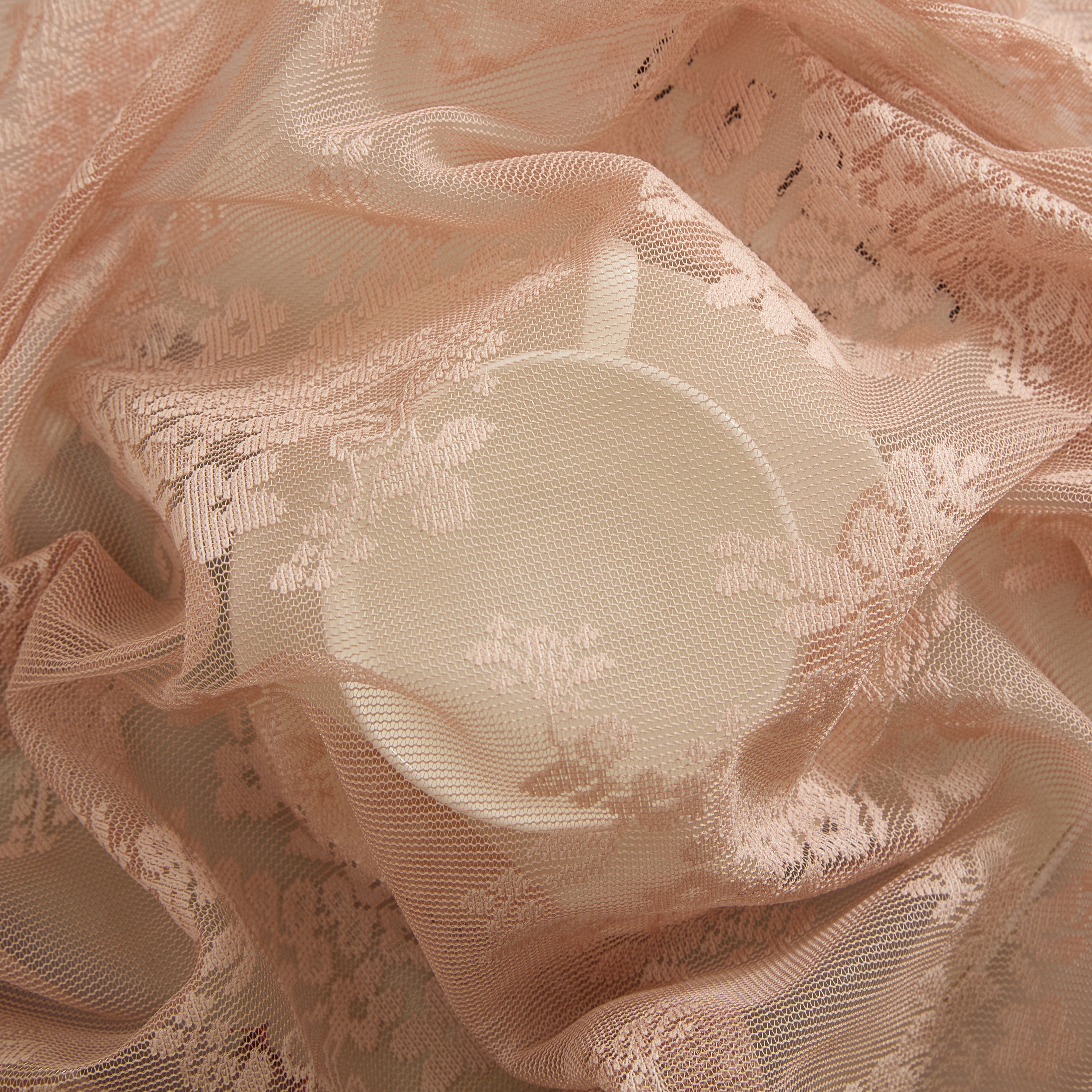 Jolene Floral Rod Pocket Lace Tiers