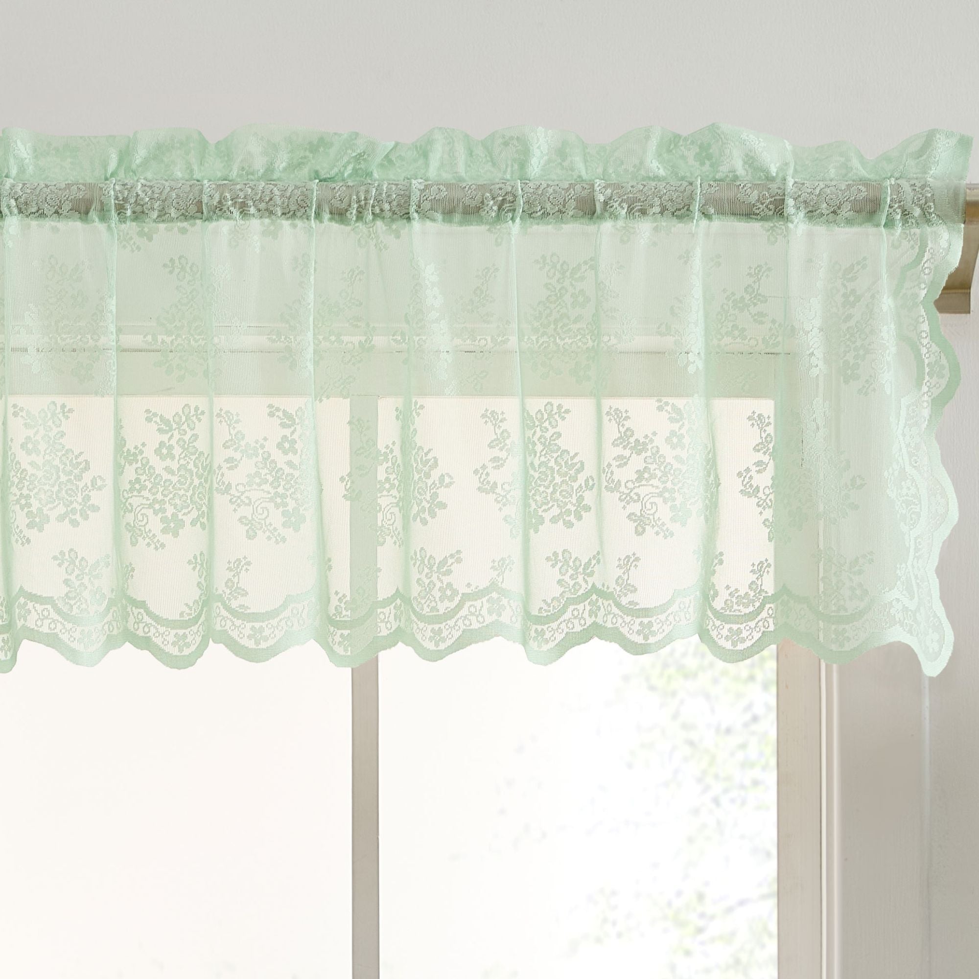Jolene Floral Rod Pocket Valance