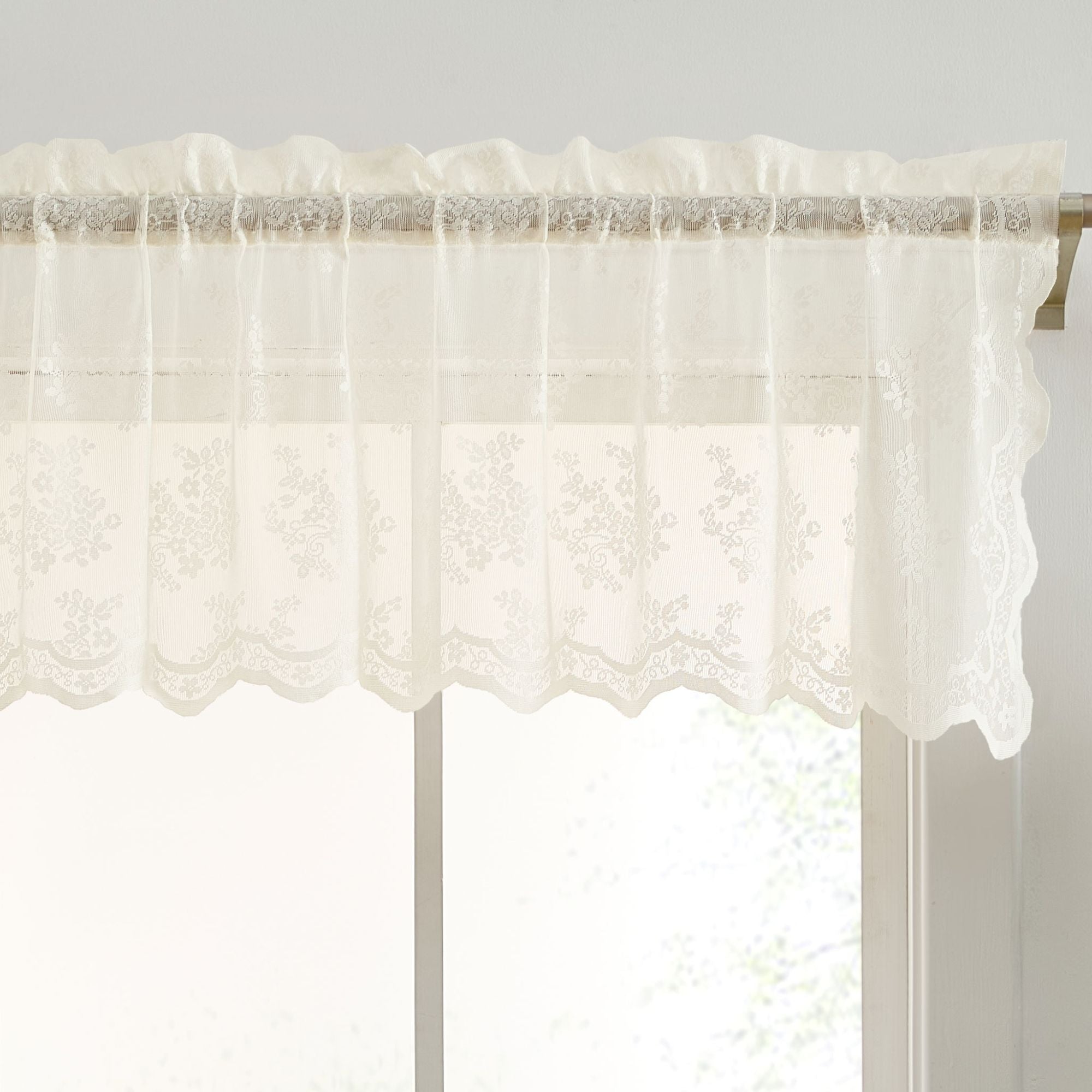 Jolene Floral Rod Pocket Valance