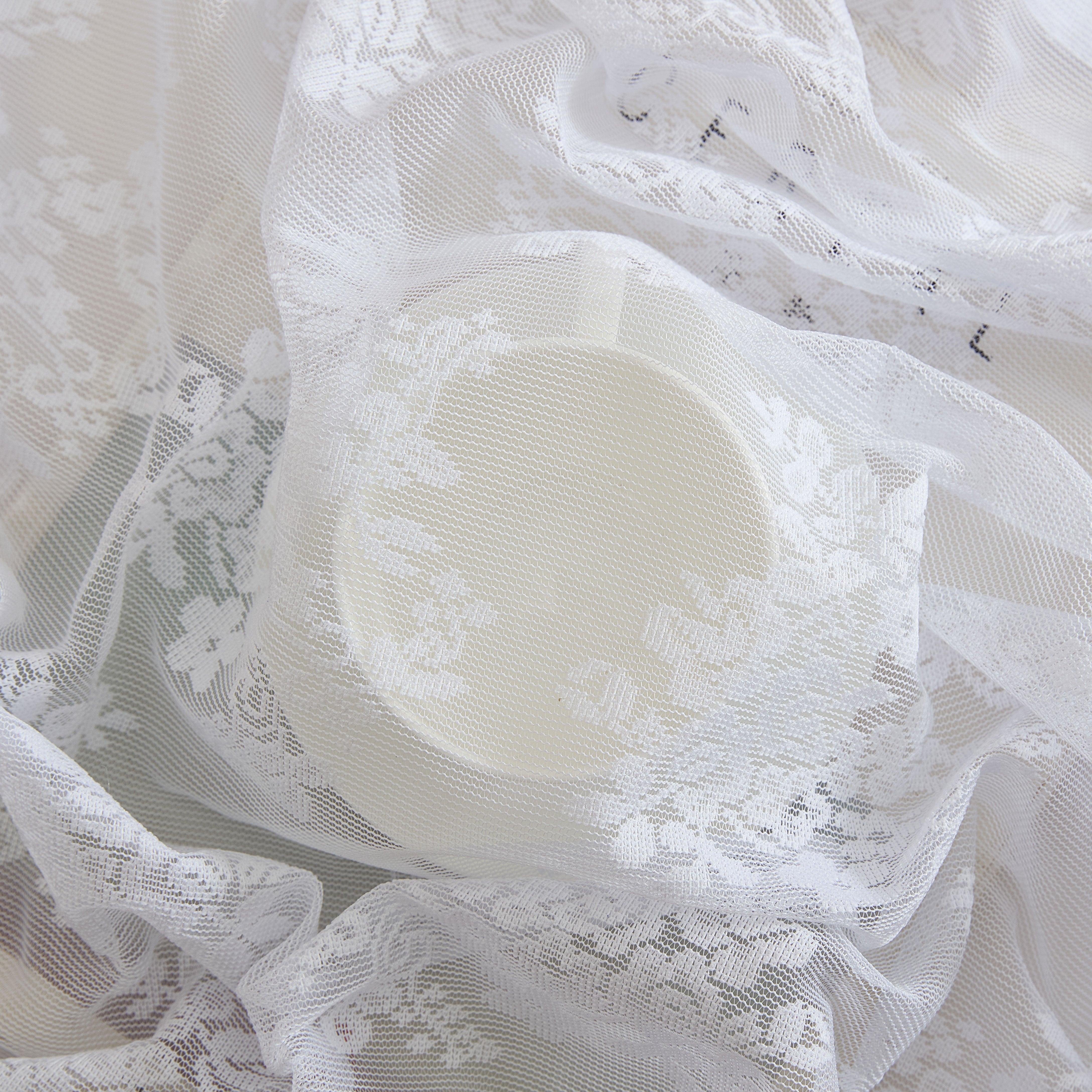 Jolene Floral Lace Fabric Rectangle Tablecloth