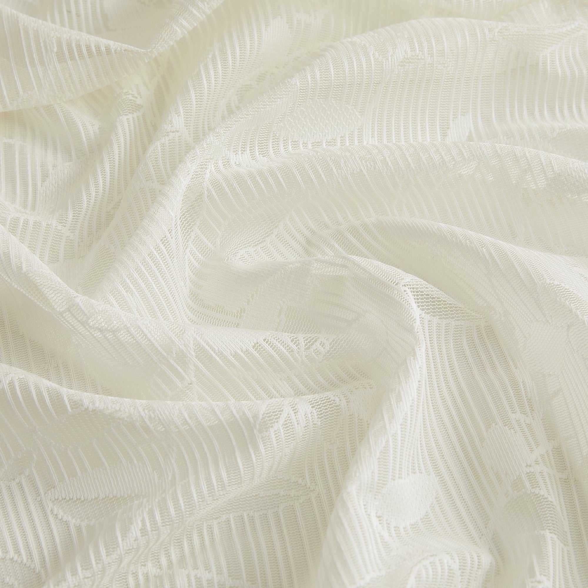 Joyce Semi Sheer Kitchen Curtain Valance