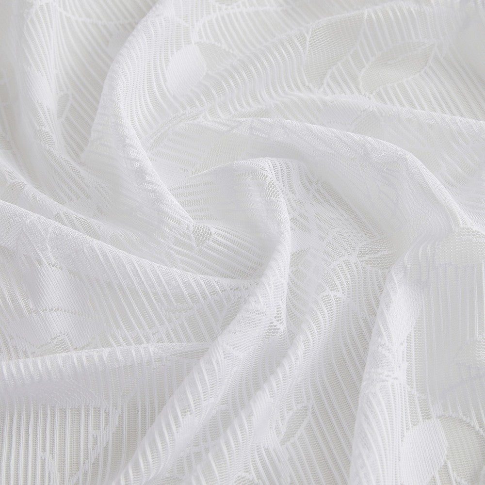 Joyce Semi Sheer Kitchen Curtain Cafe Tiers