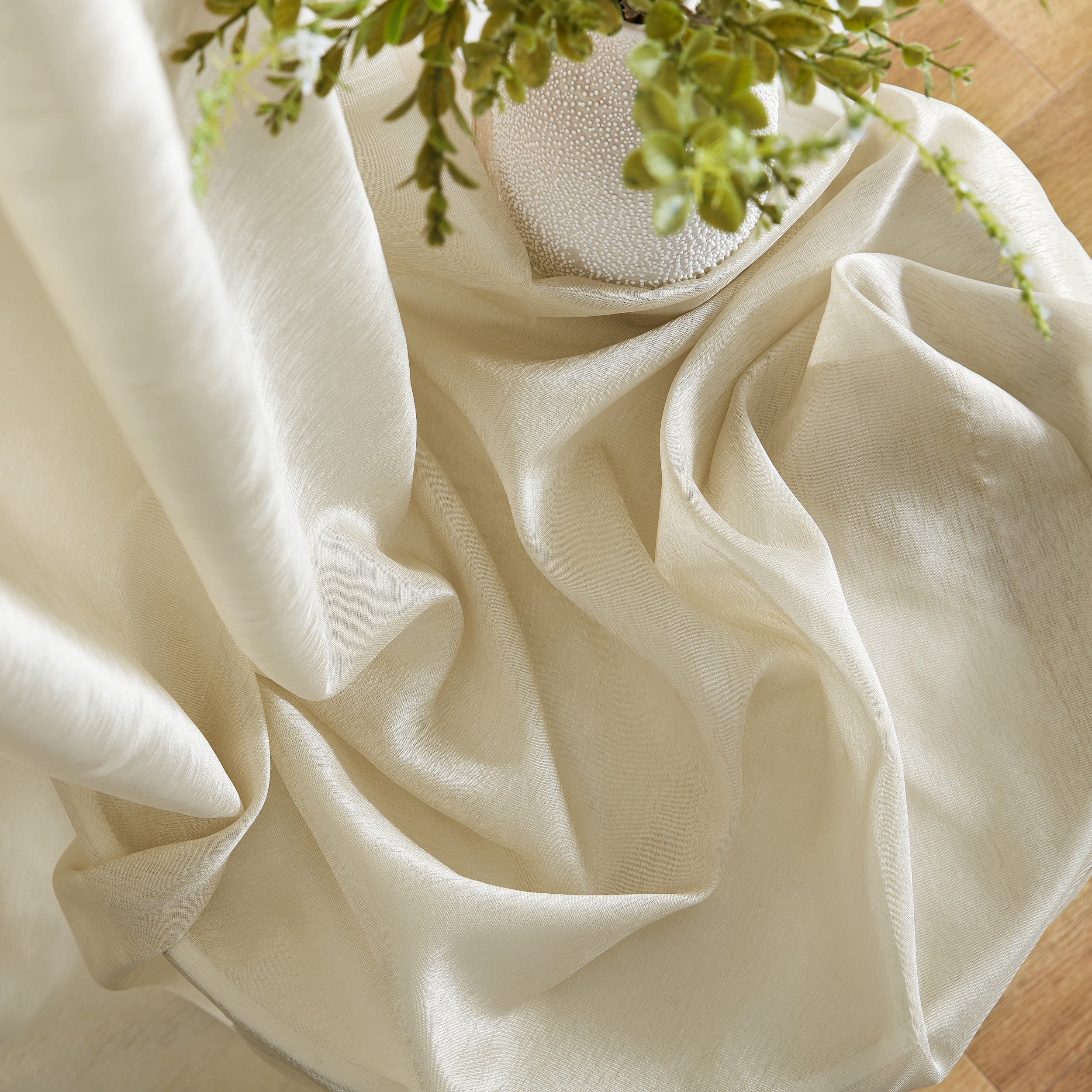 Lauren Semi Sheer Back Tab Rod Pocket Panels