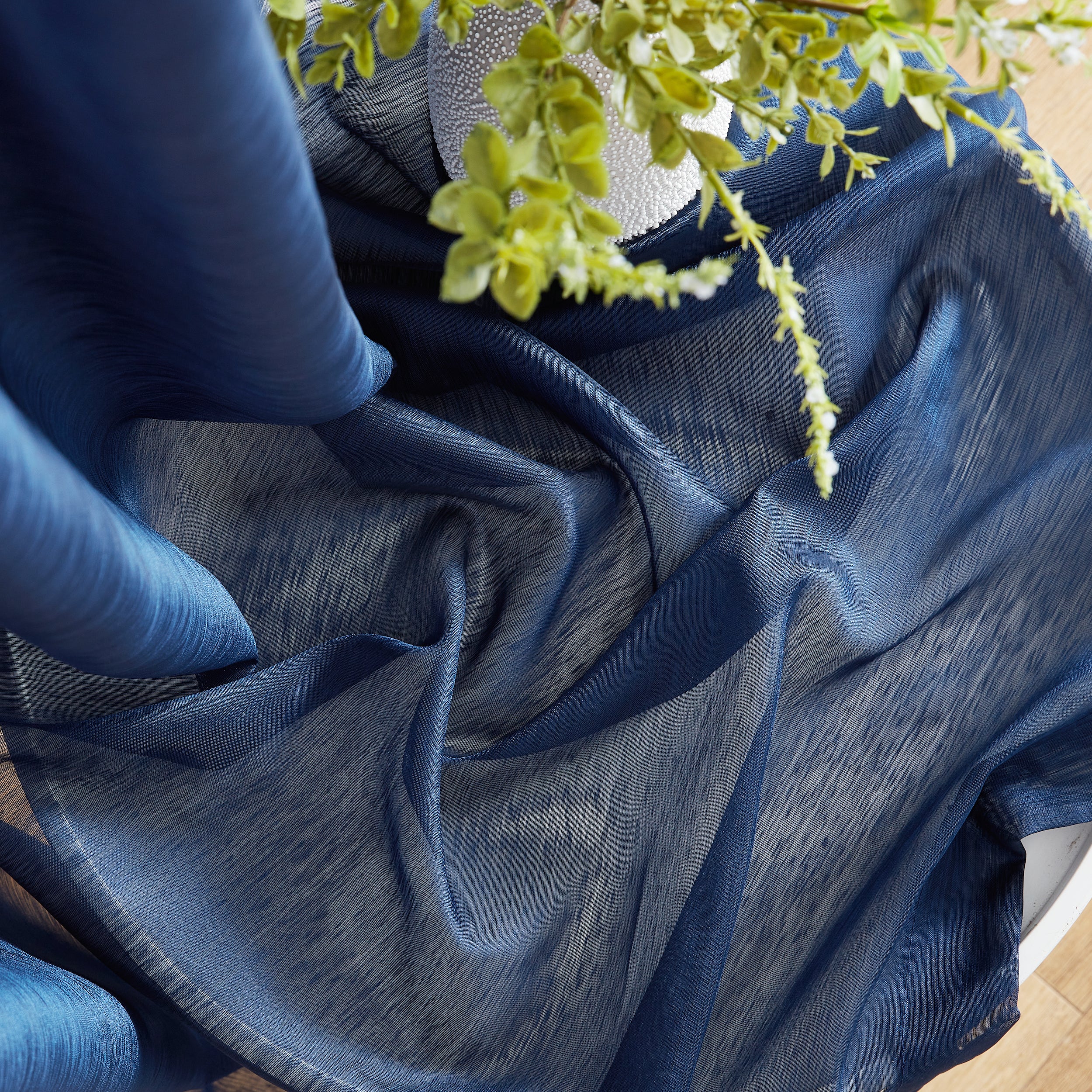 Lauren Semi Sheer Back Tab Rod Pocket Panels