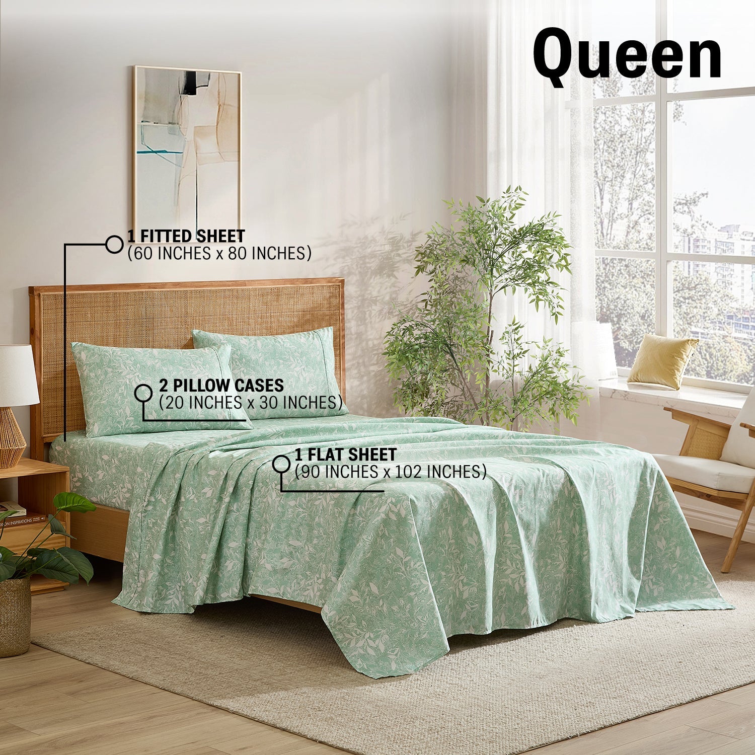 Leaves Floral Bed Sheets