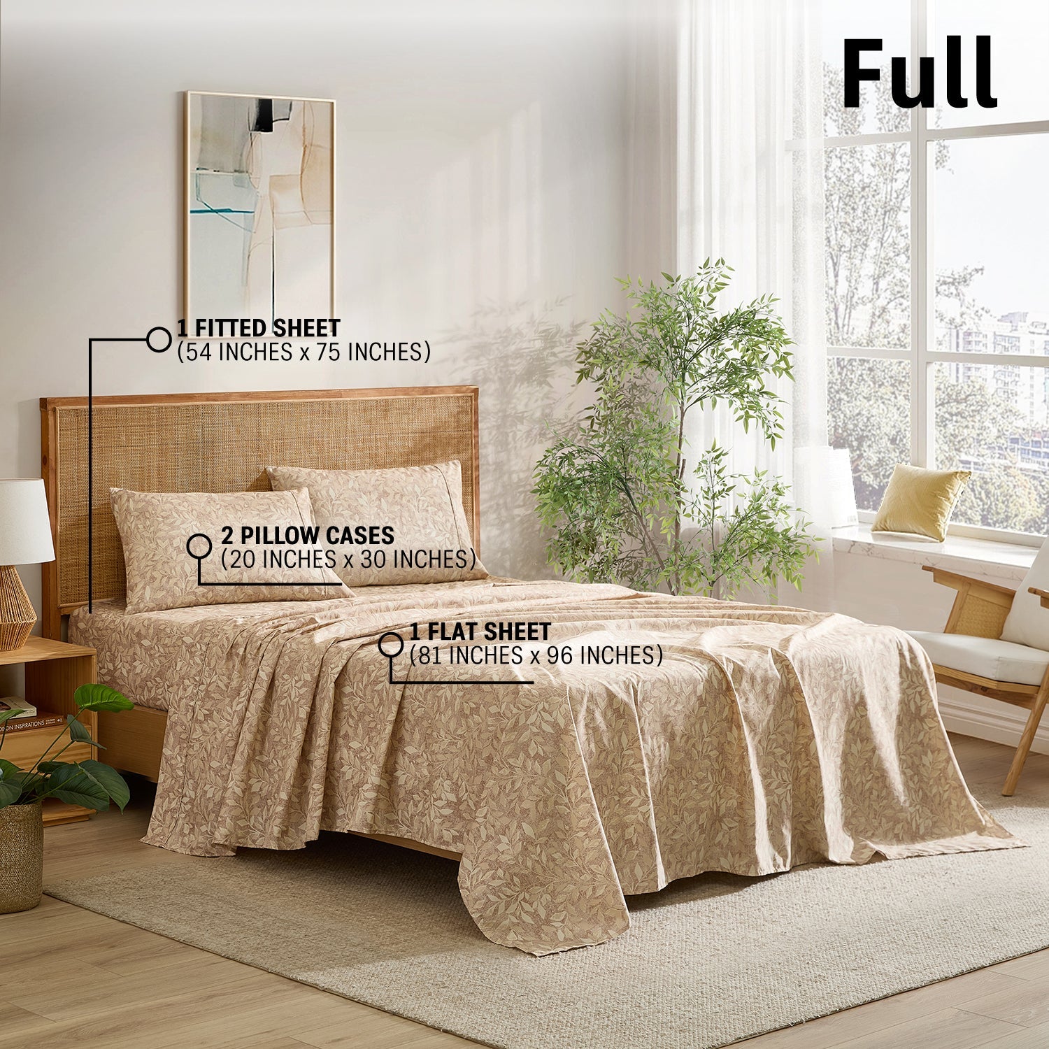 Leaves Floral Bed Sheets