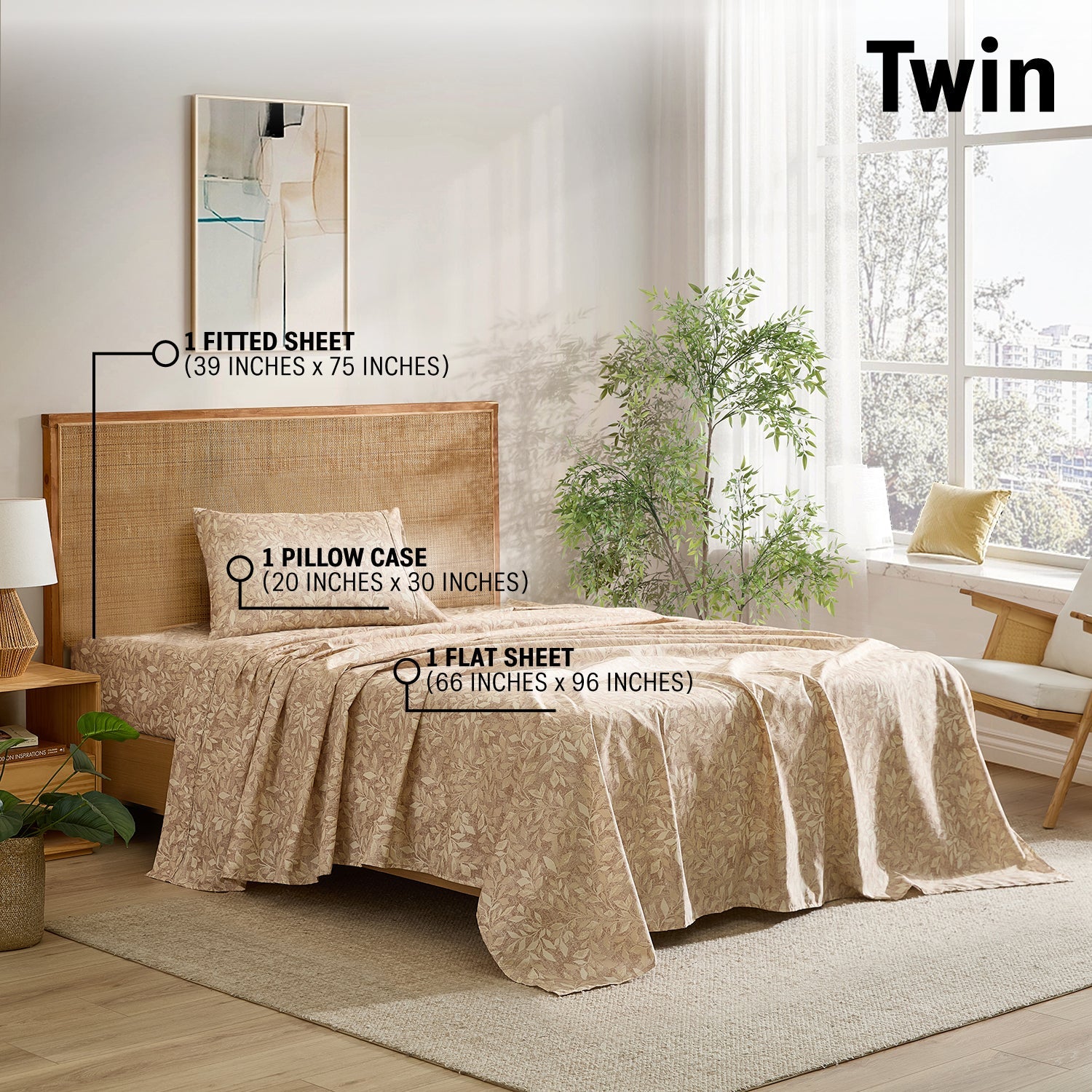 Leaves Floral Bed Sheets