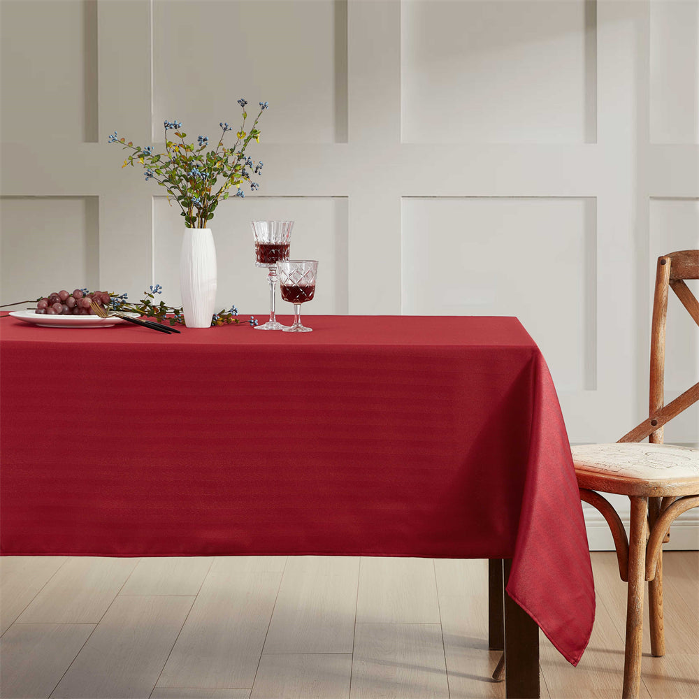 Lincoln Striped Tablecloth