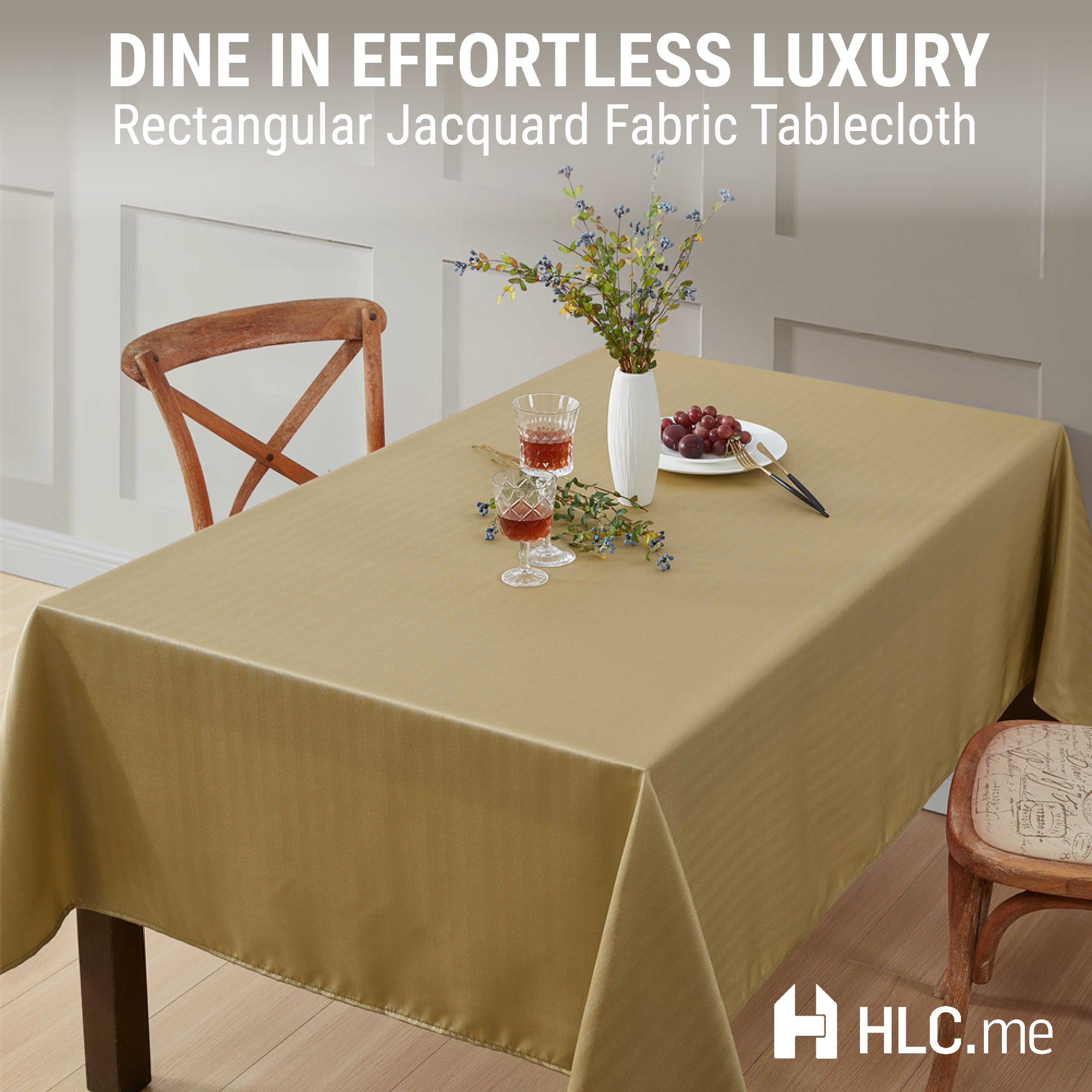 Lincoln Striped Tablecloth