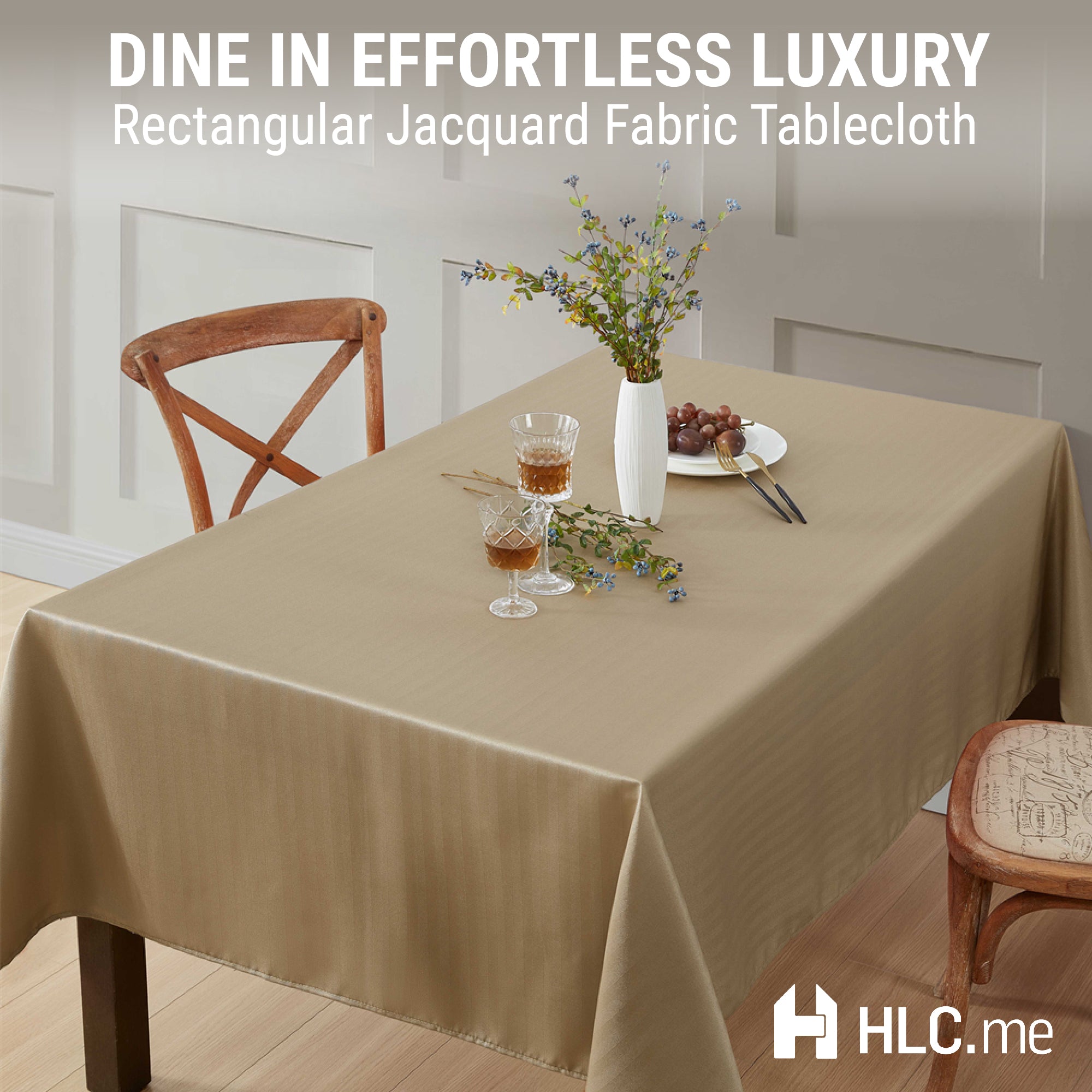 Lincoln Striped Tablecloth