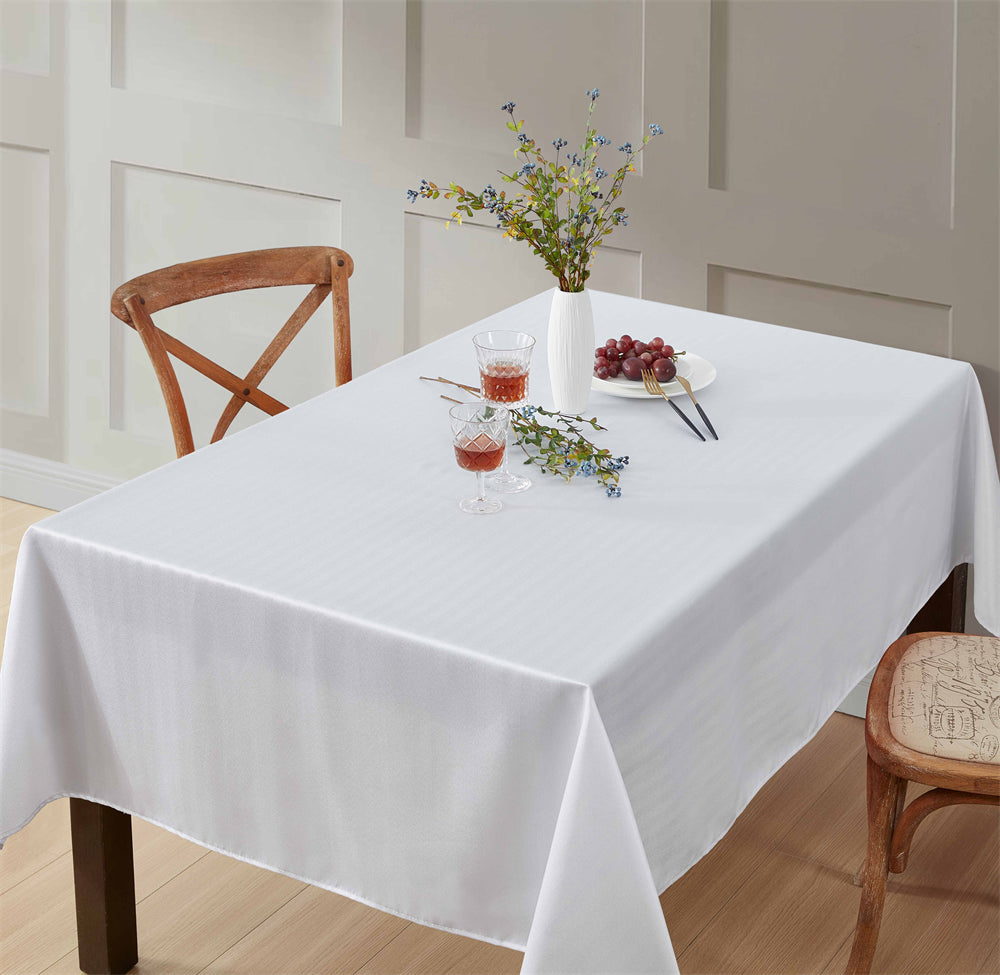 Lincoln Striped Tablecloth
