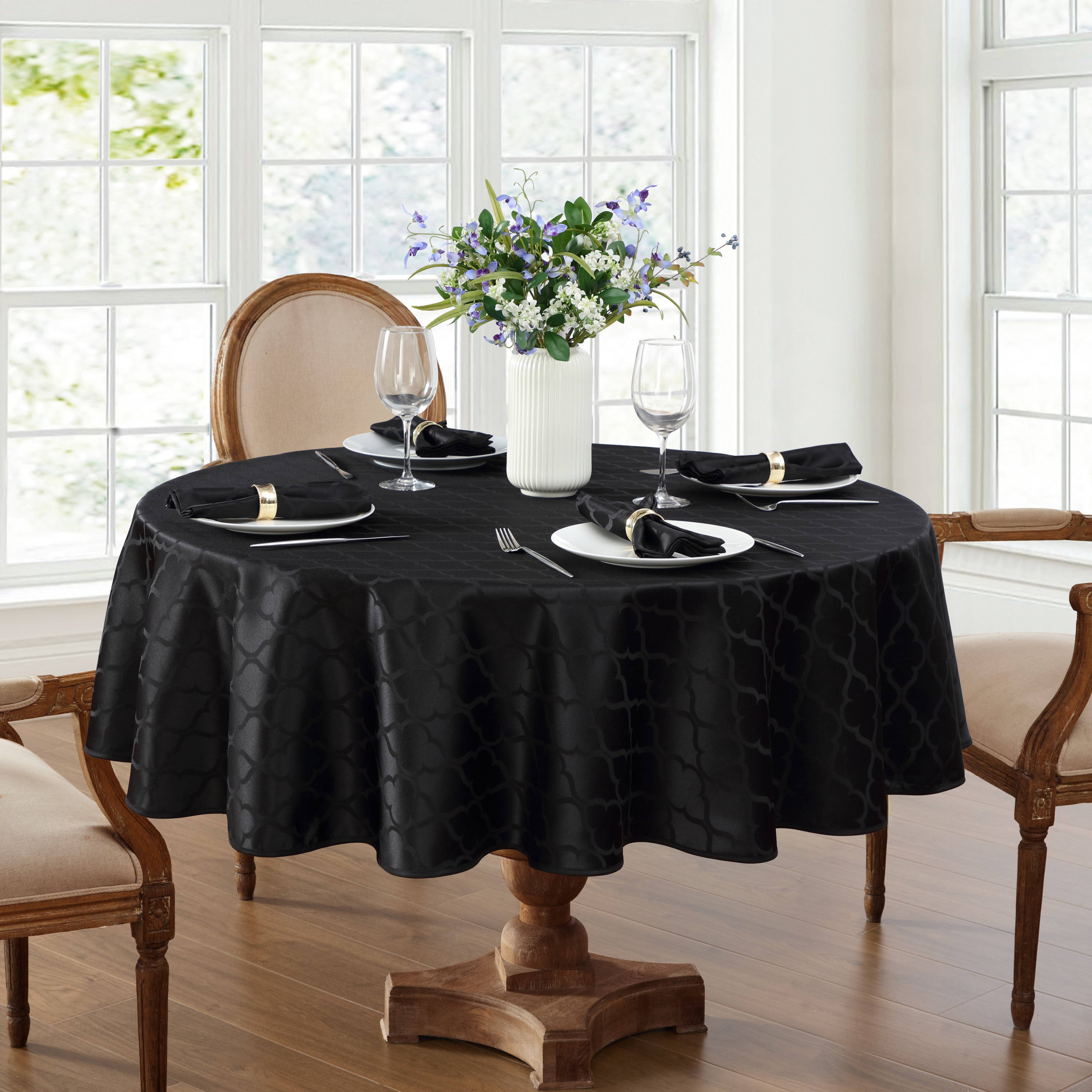 Modena Lattice Geometric Fabric Napkins - 4 Pack