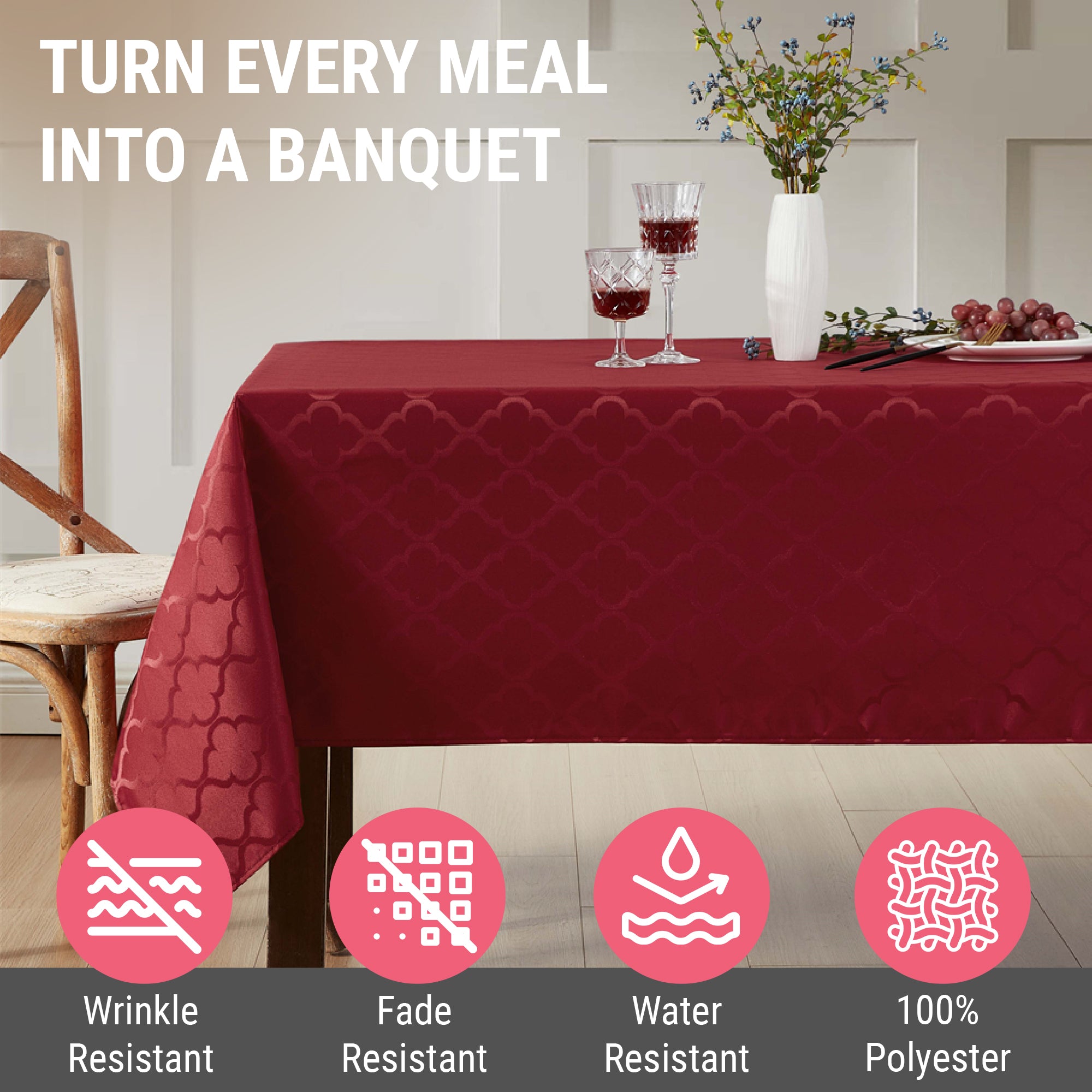 Modena Lattice Tablecloth