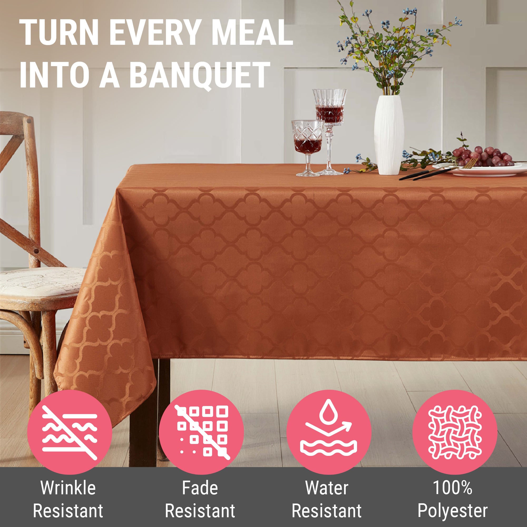 Modena Lattice Tablecloth