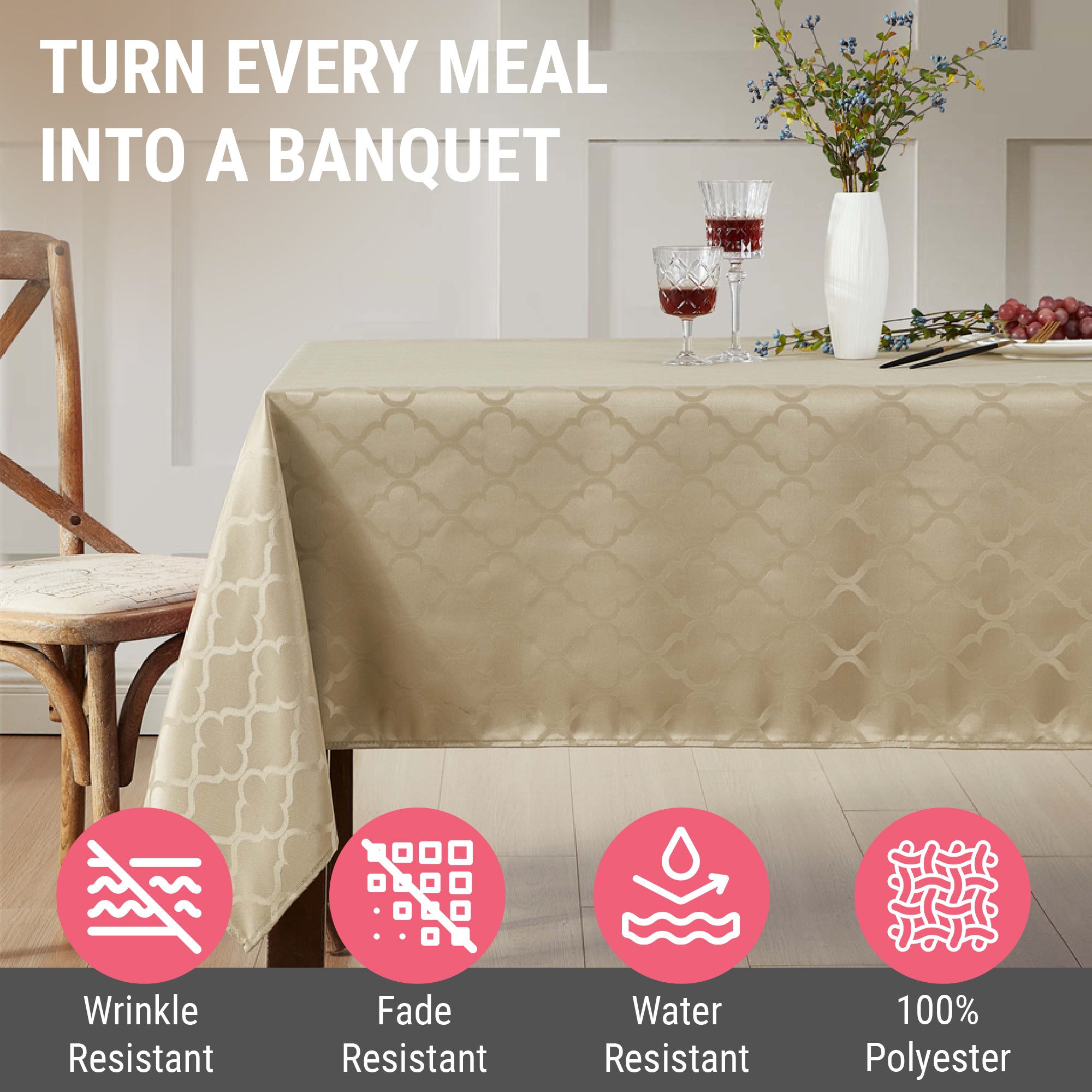 Modena Lattice Tablecloth