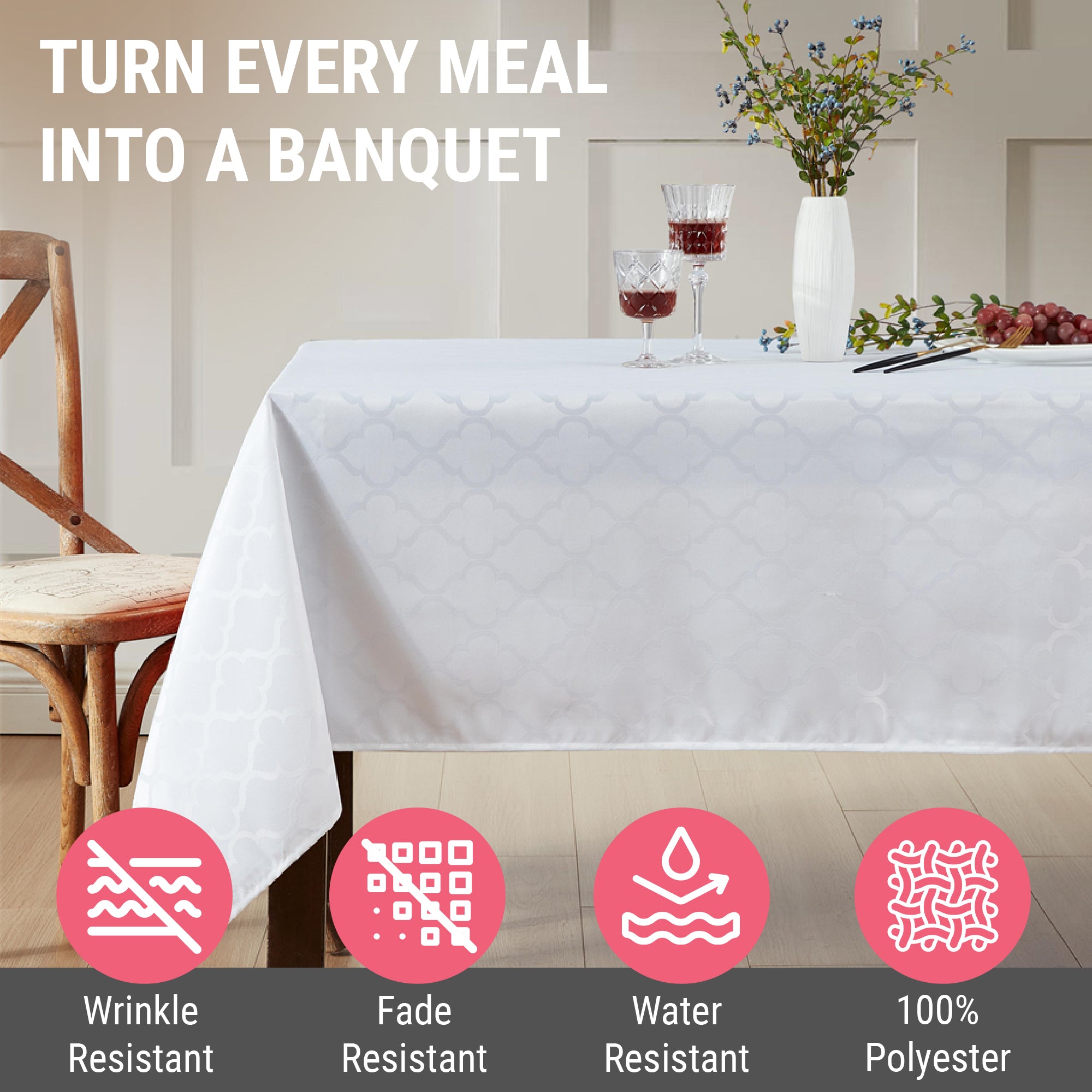 Modena Lattice Tablecloth