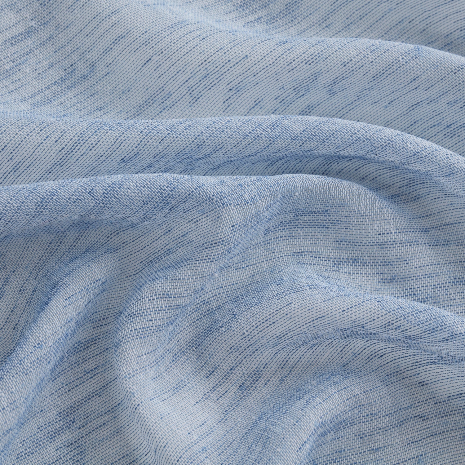 Penelope Faux Linen Sheer Curtain Panels