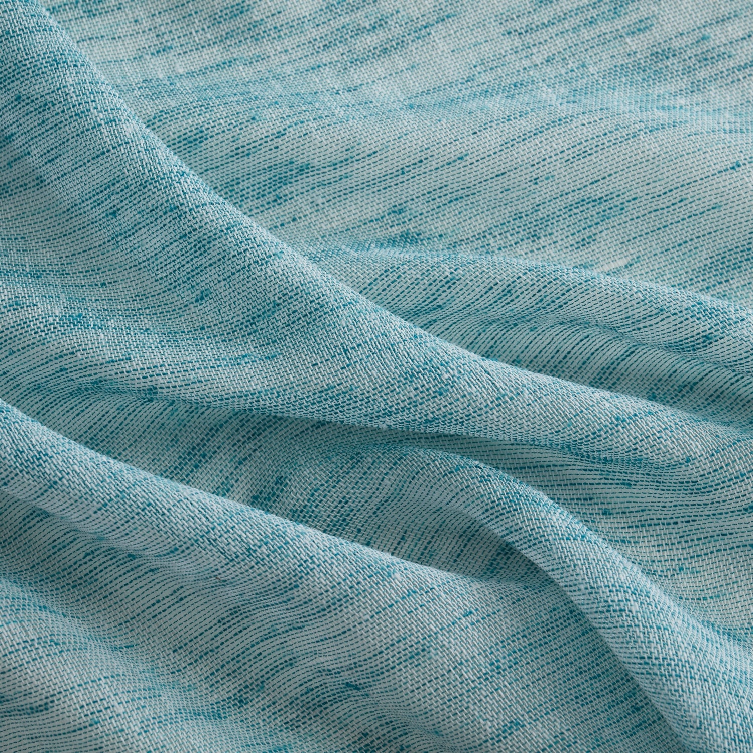 Penelope Faux Linen Sheer Curtain Panels